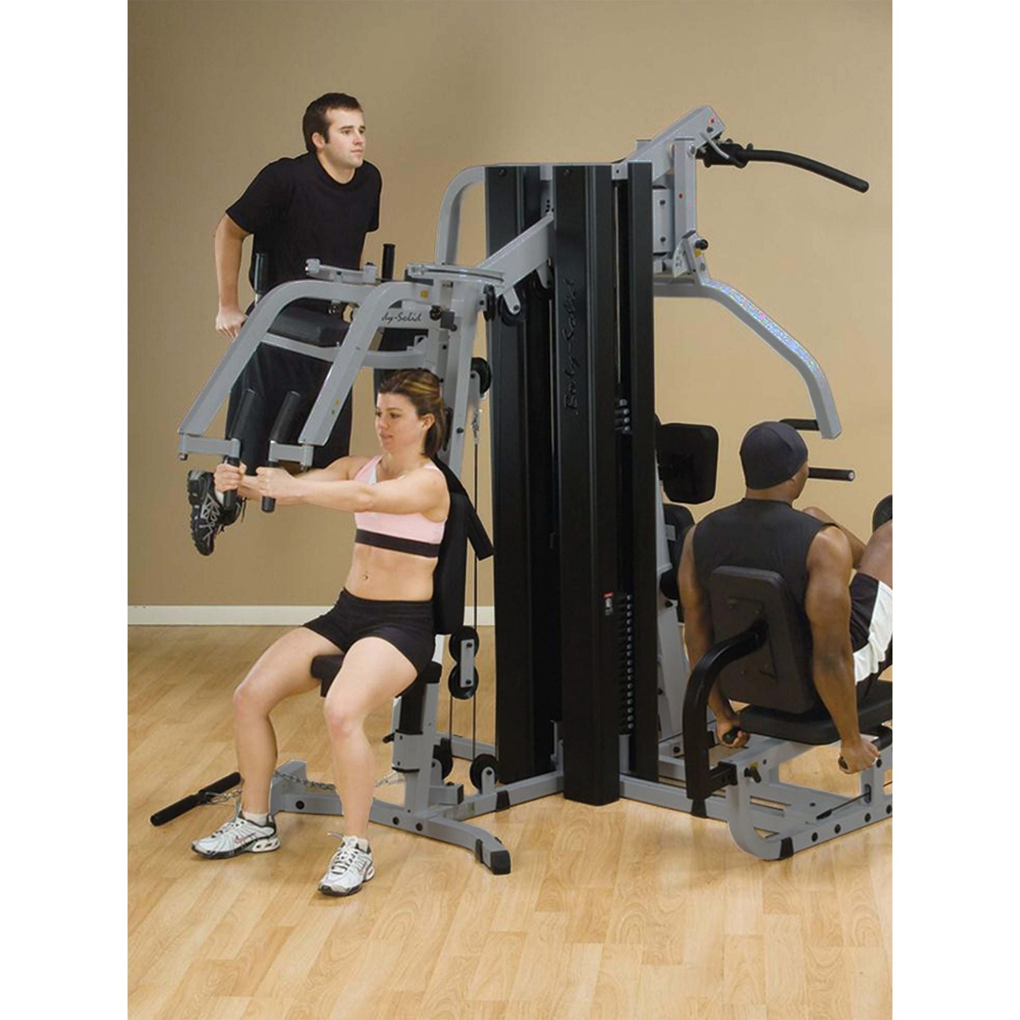 Body Solid EXM3000 Home Gym with VKR30 Vertical Knee Raise Attachment