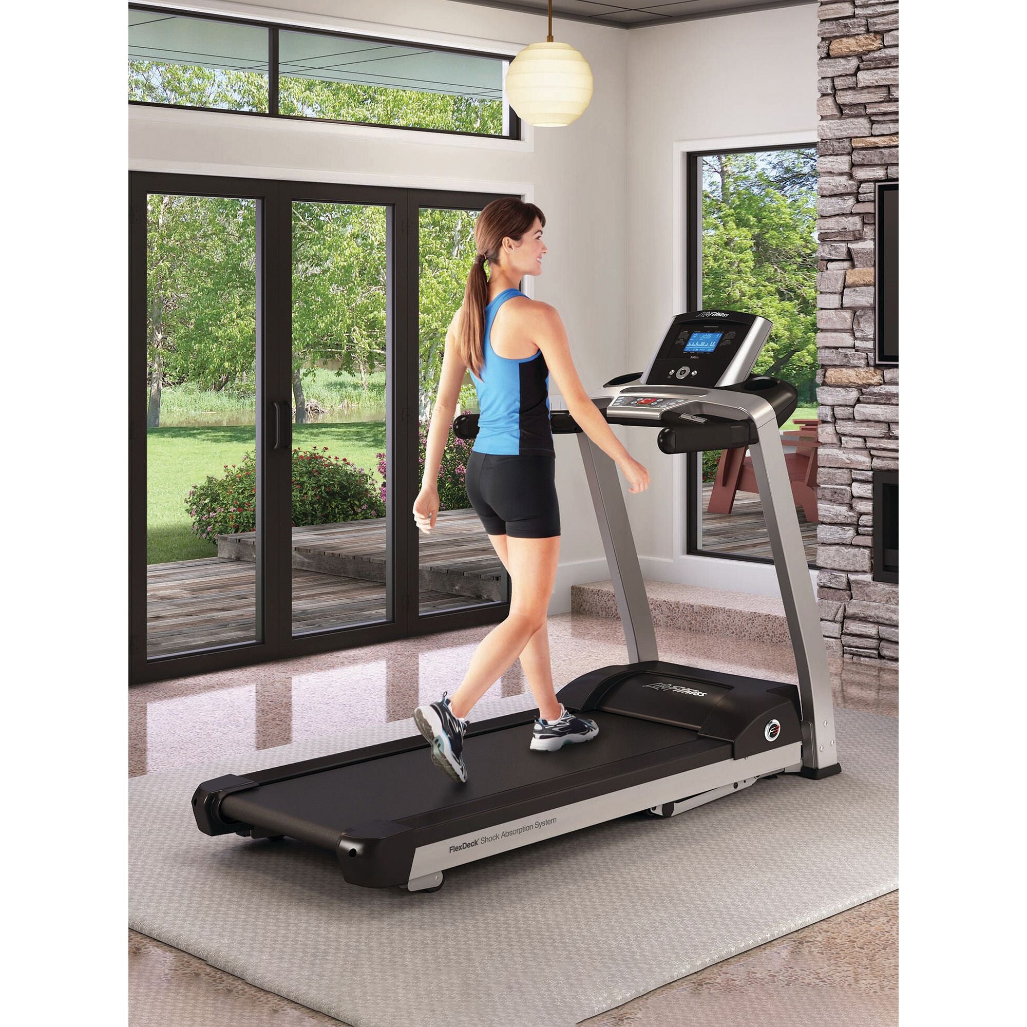 Life Fitness F3 Folding Treadmill Base+Go Console