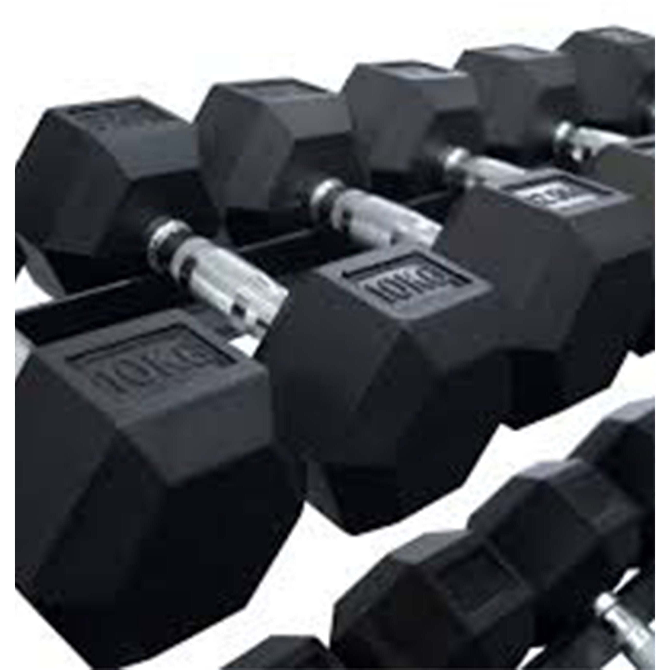 Axox Fitness Hex Dumbbell Set With Rack | 2.5 kg - 15 Kg
