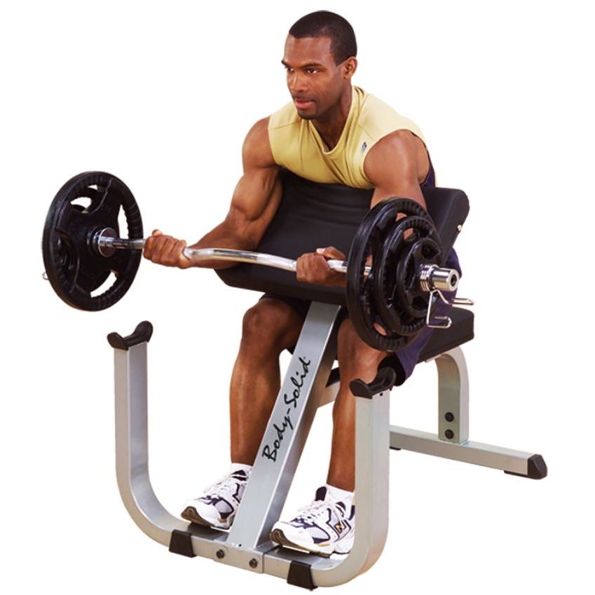 Body Solid GPCB329 Preacher Curl Bench