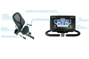 Recumbent bicycle 6200