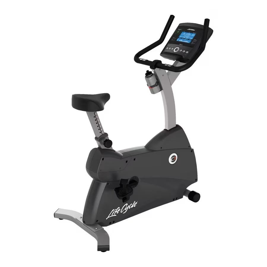 Life Fitness C1 Upright Lifecycle Exercise Bike +Go Console
