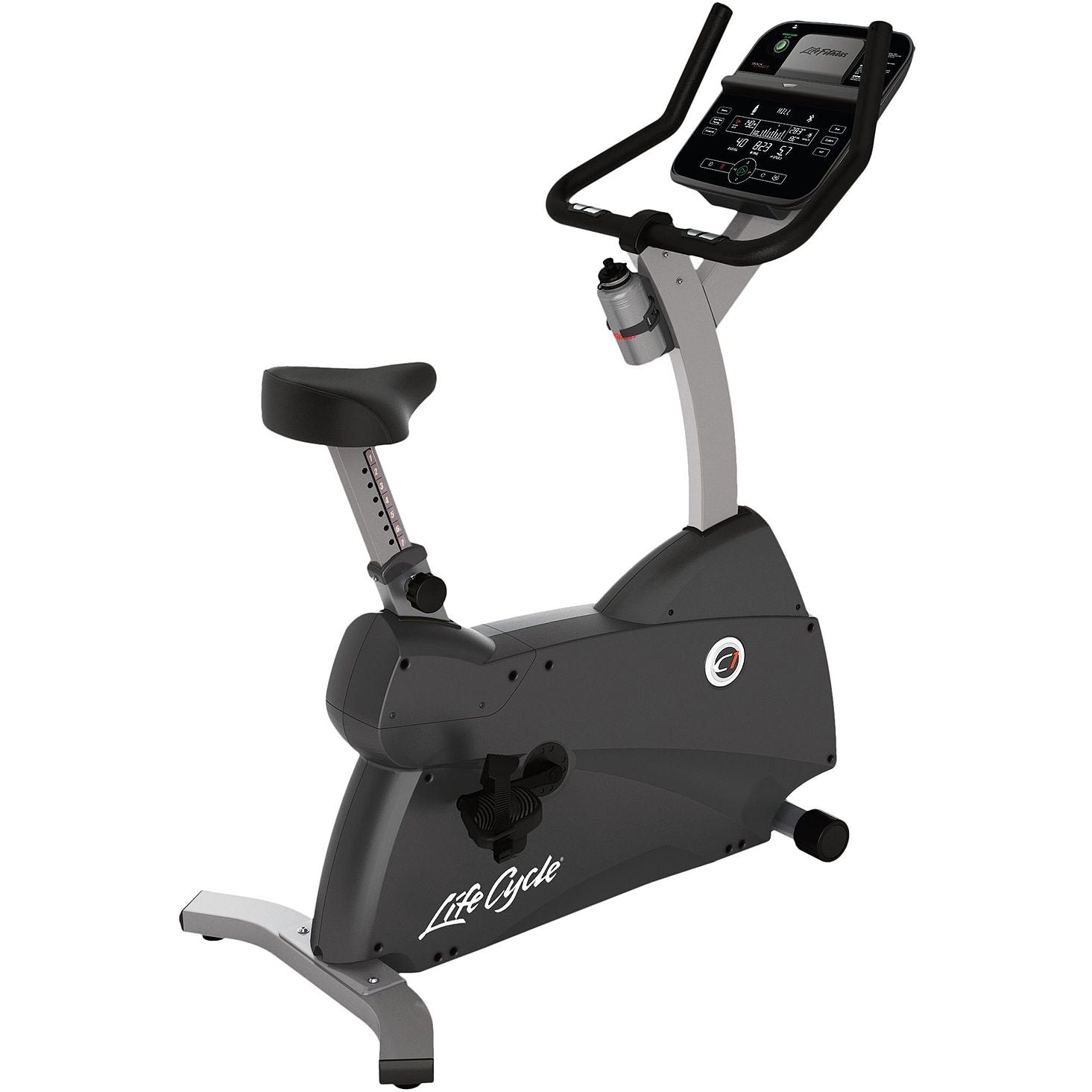 Life Fitness C1 Upright Lifecycle Exercise Bike +Track Console