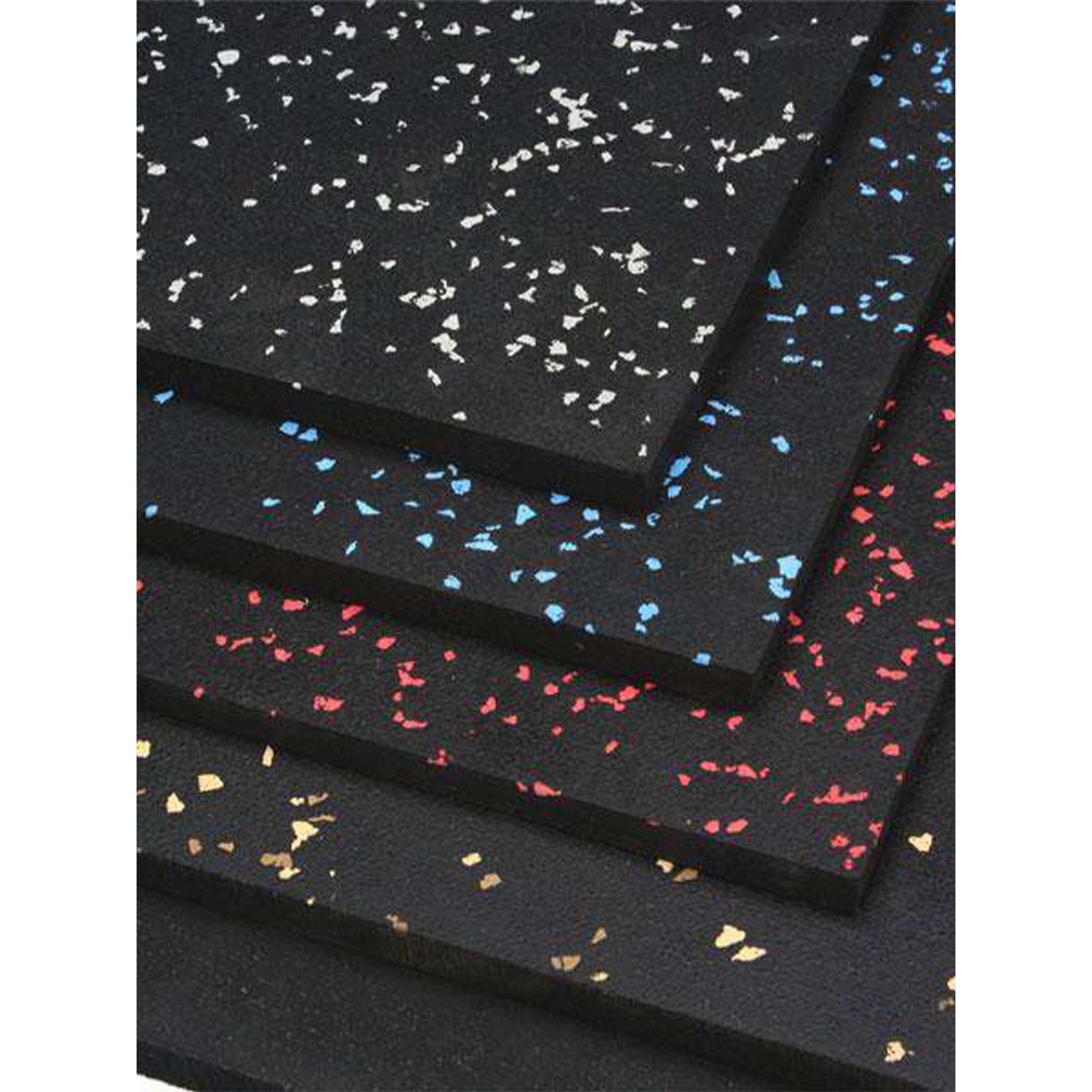 Axox Fitness SBR Floor Mat – 8mm Thickness | 50x50 cm | Blue