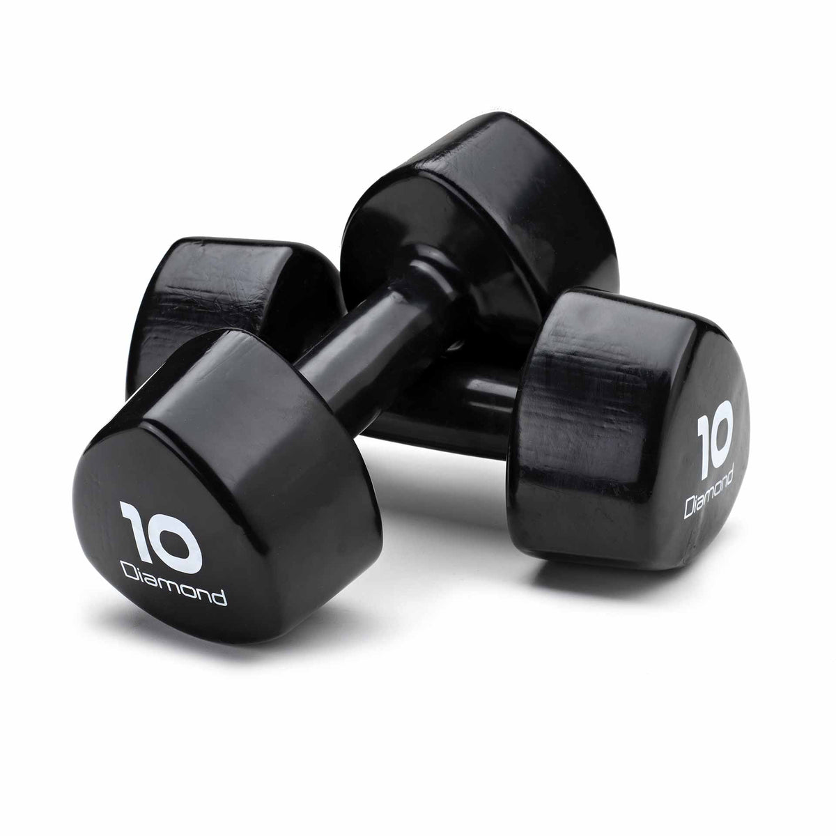 VINYL DUMBBELL SET, 1–10 KG
