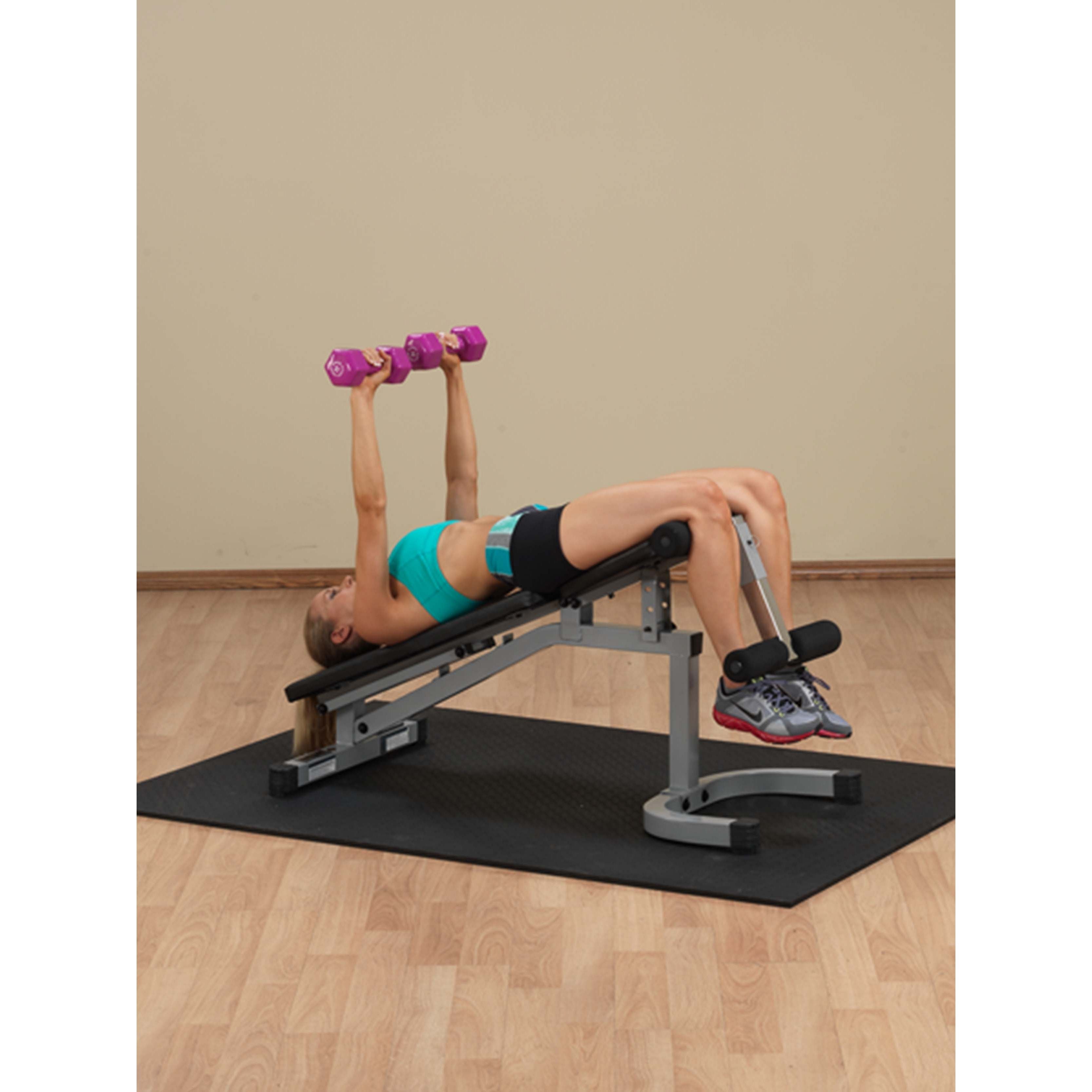 Body Solid Powerline Flat Incline Decline Bench