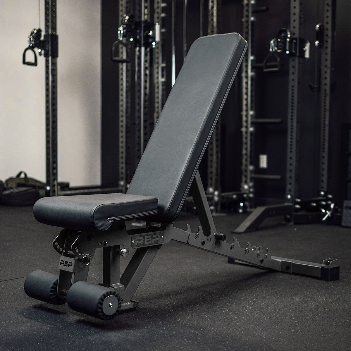 REP Fitness AB-3000 2.0 FID Adjustable Weight Bench – Metallic Black