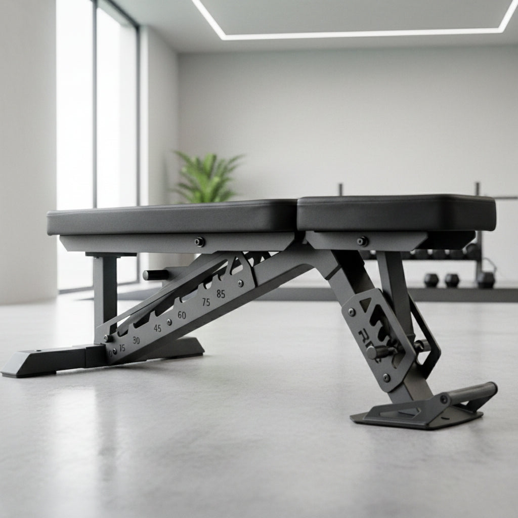 Repforce Bench REP Fitness Nighthawk Adjustable Bench - Metallic Black – 1 REP MAX Fitness