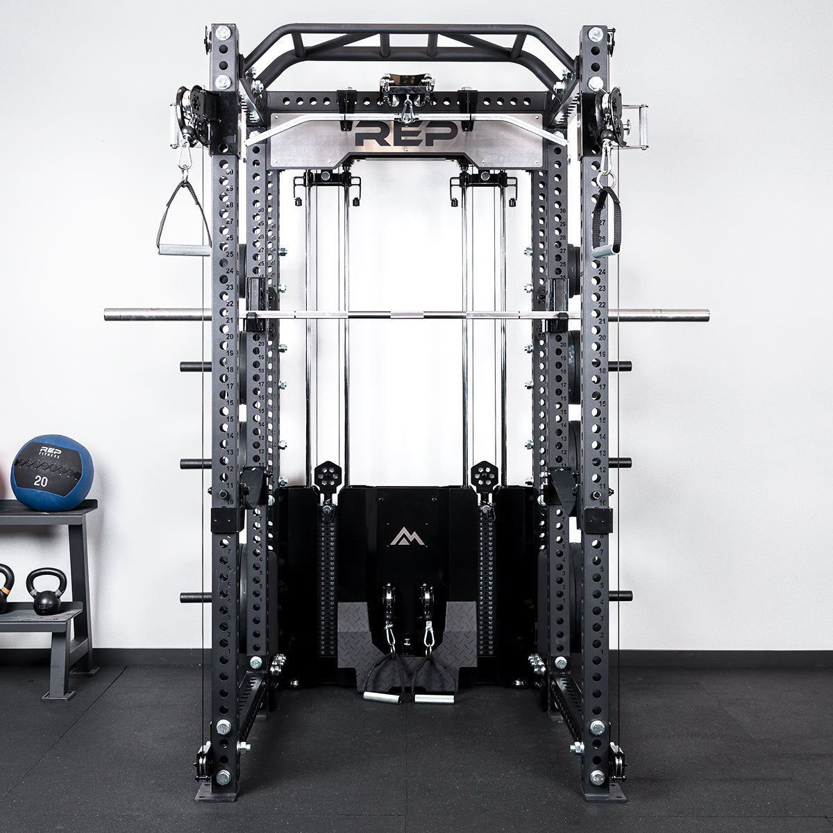 REP Fitness Ares 2.0 Functional Trainer - Metallic Black | 6-Post PR-5000 System | 80 Inch