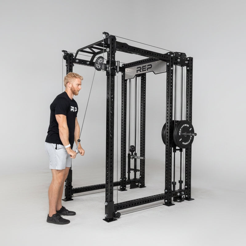 REP Fitness Athena Functional Trainer- Metallic Black | 6-Post PR-5000 System | 80 Inch