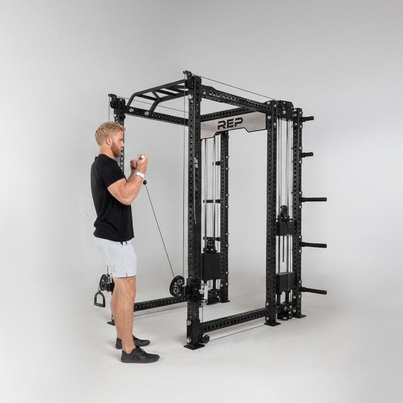 REP Fitness Athena Functional Trainer- Metallic Black | 6-Post PR-5000 System | 80 Inch