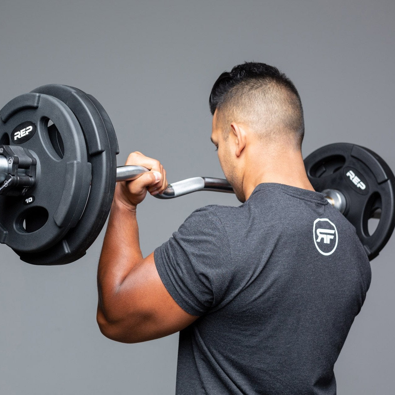 REP Fitness Curl Bar – Precision-Balanced Olympic Bar for Bicep & Tricep Isolation Training