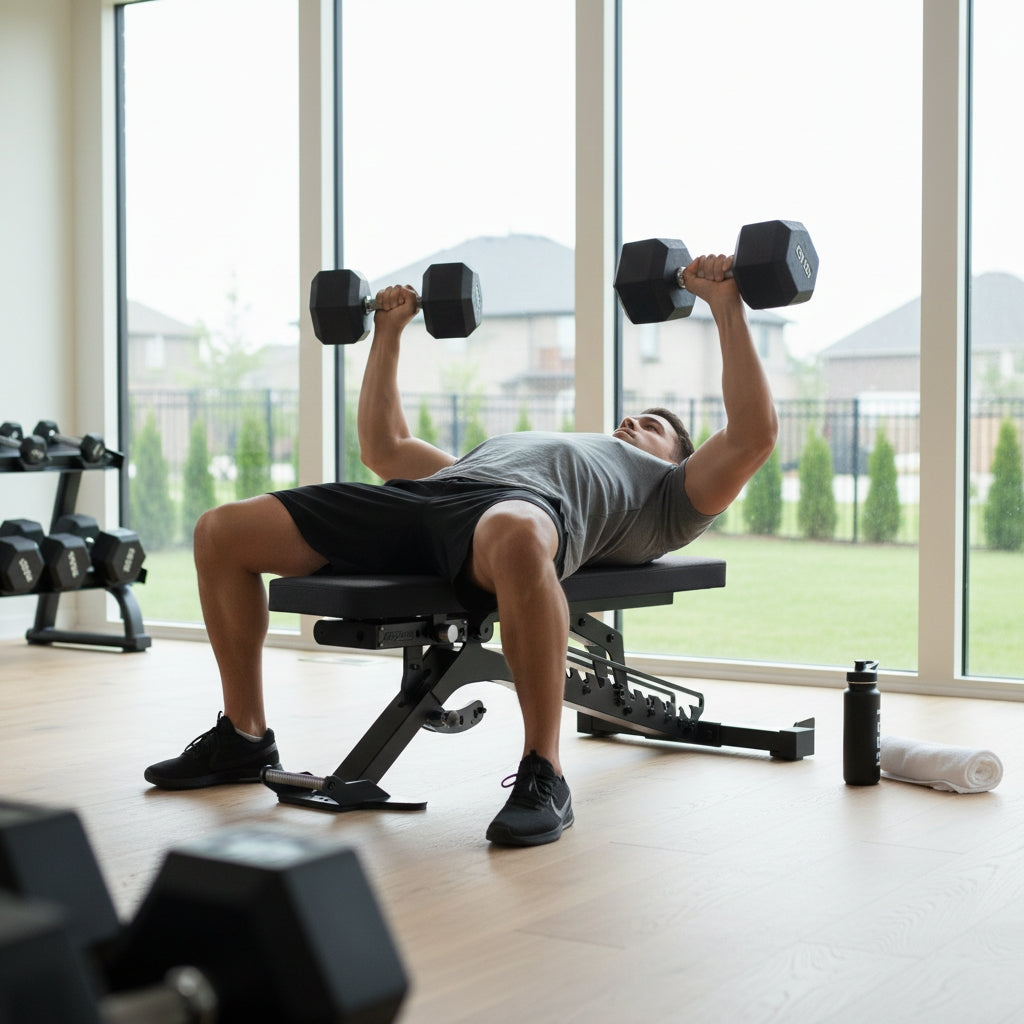 REP Fitness BlackWing™ Adjustable Weight Bench - Metallic Black