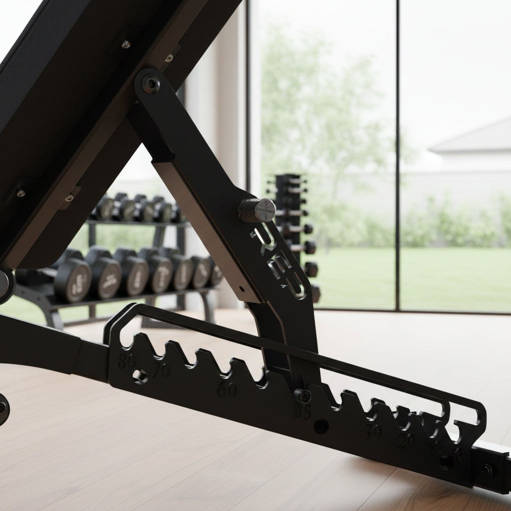 REP Fitness BlackWing™ Adjustable Weight Bench - Metallic Black
