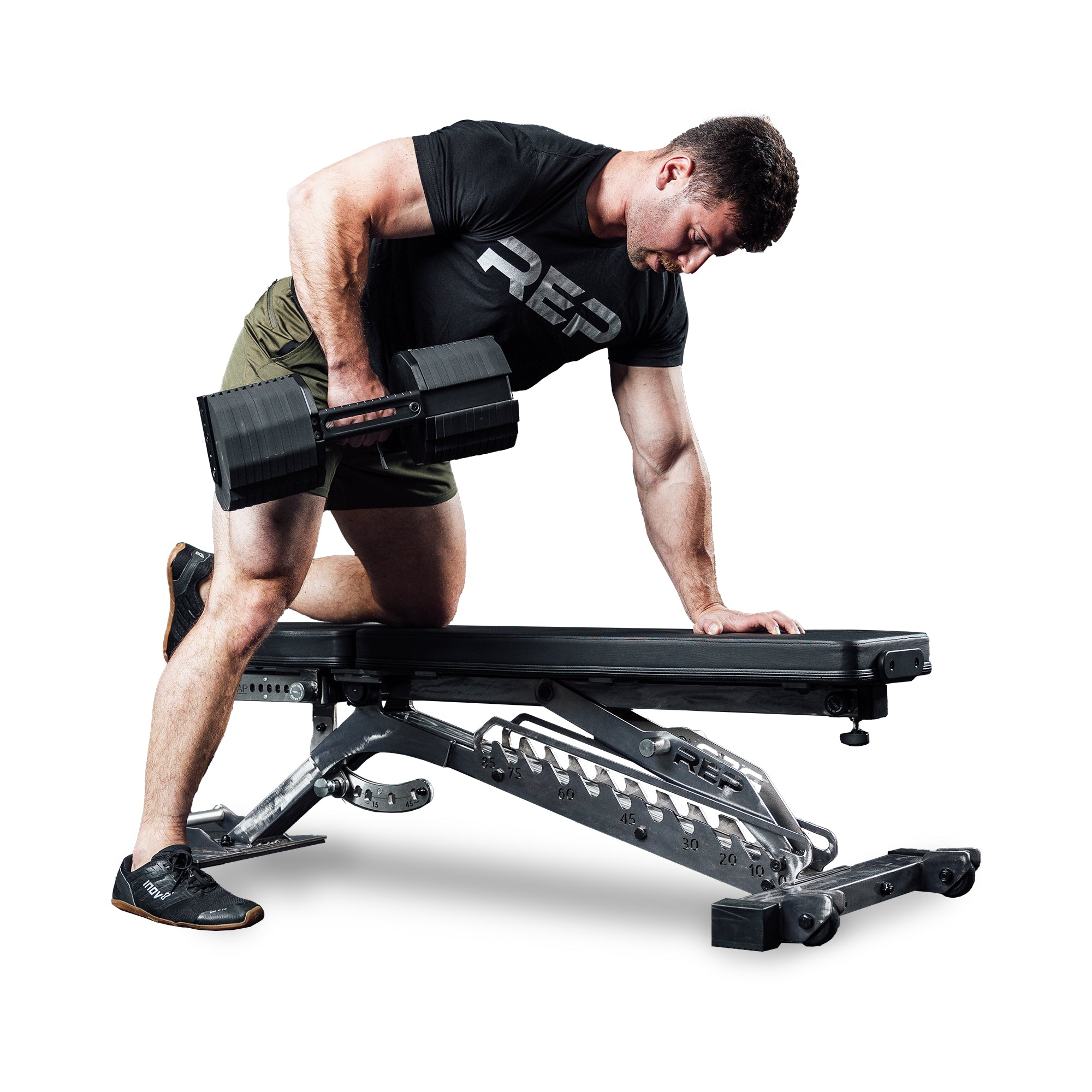 REP Fitness REP x PEPIN Fast Series Adjustable Dumbbells - Pair | 85 Lb