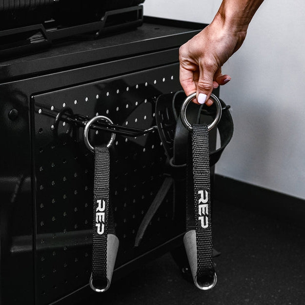 REP Fitness Multipurpose Dumbbell Storage Cart - Metallic Black