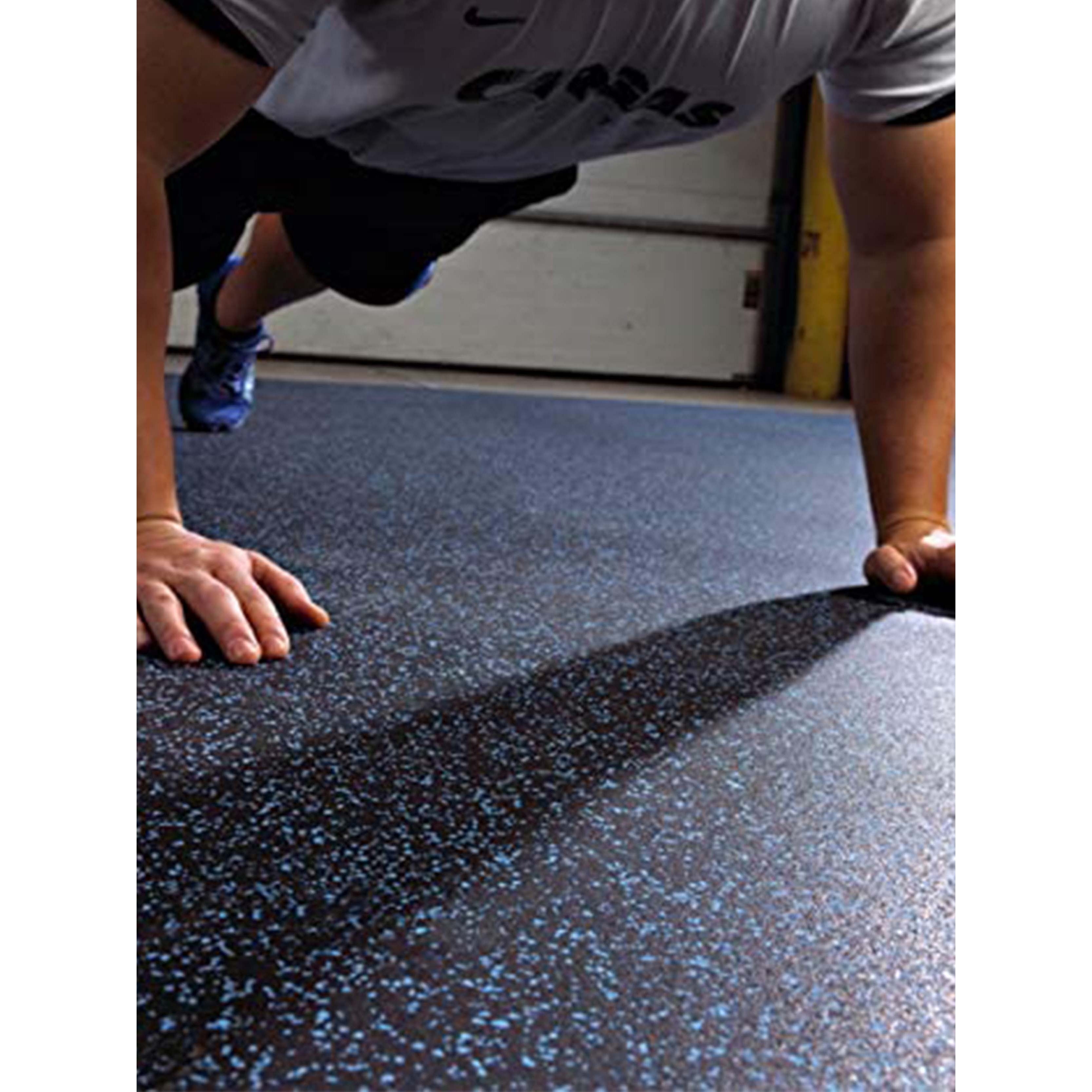 Axox Fitness EPDM Flooring Rolls – 8mm Thickness | 1.2m / 10m Length | Blue