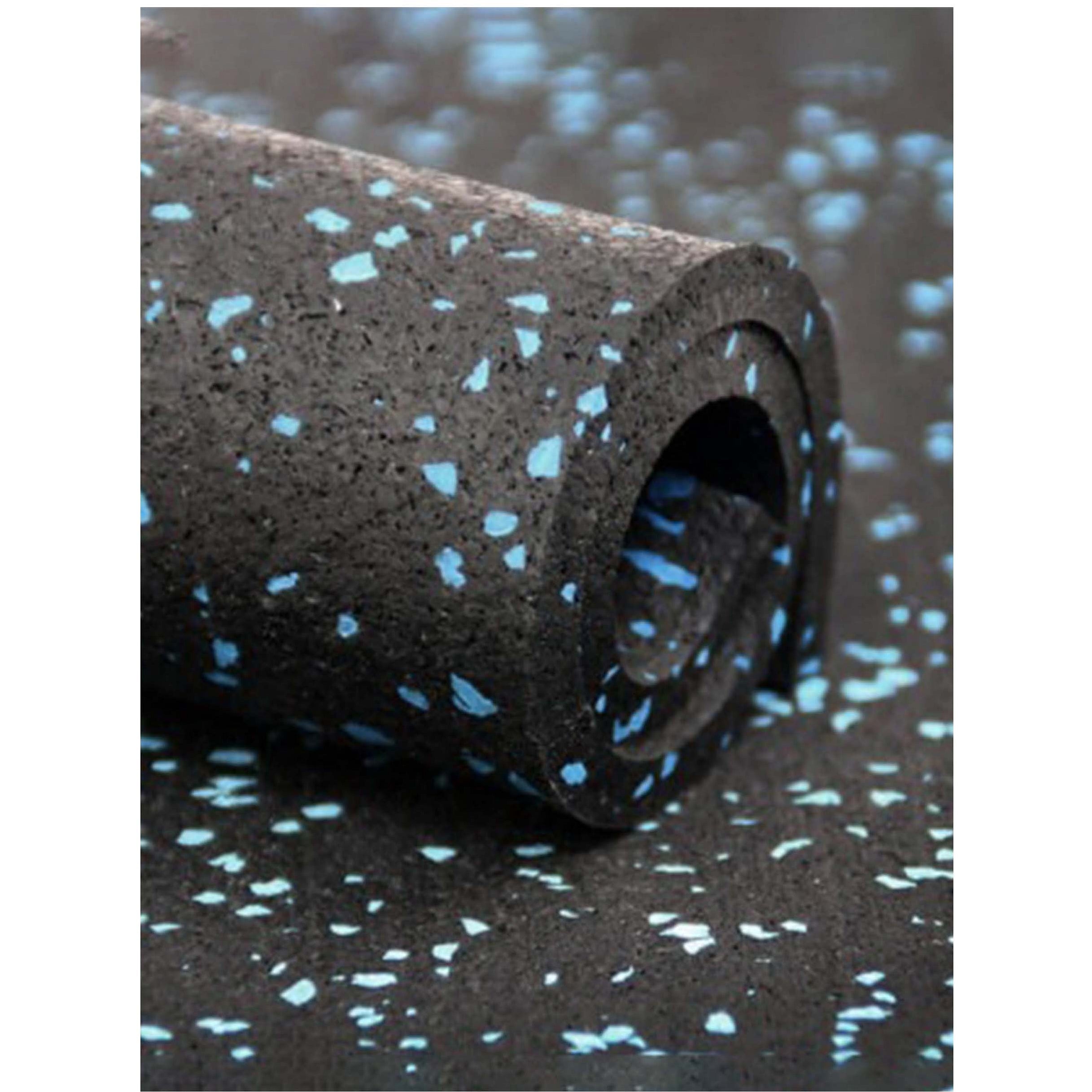 Axox Fitness EPDM Flooring Rolls – 8mm Thickness | 1.2m / 10m Length | Blue