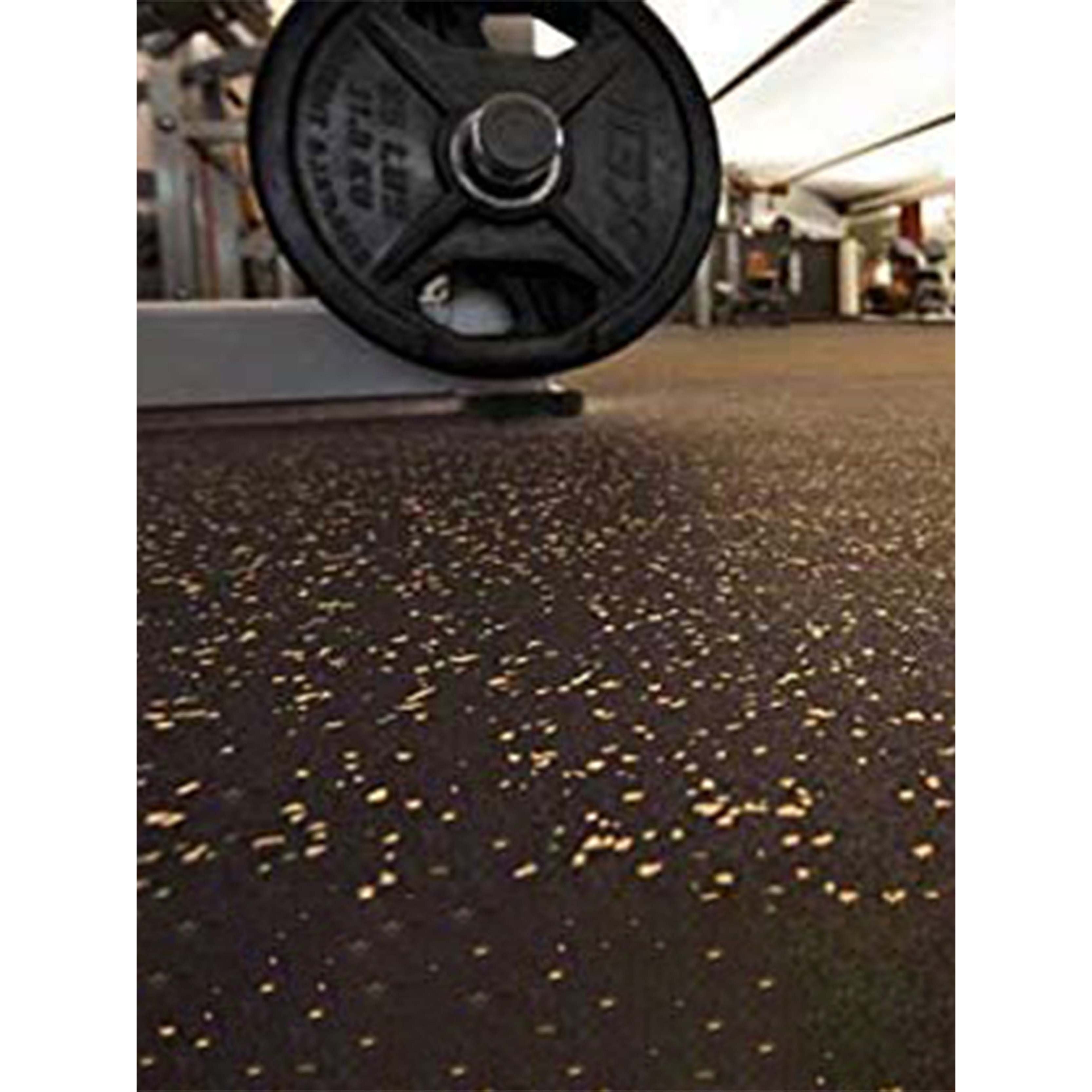 Axox Fitness EPDM Flooring Rolls – 8mm Thickness | 1.2m / 10m Length | Yellow