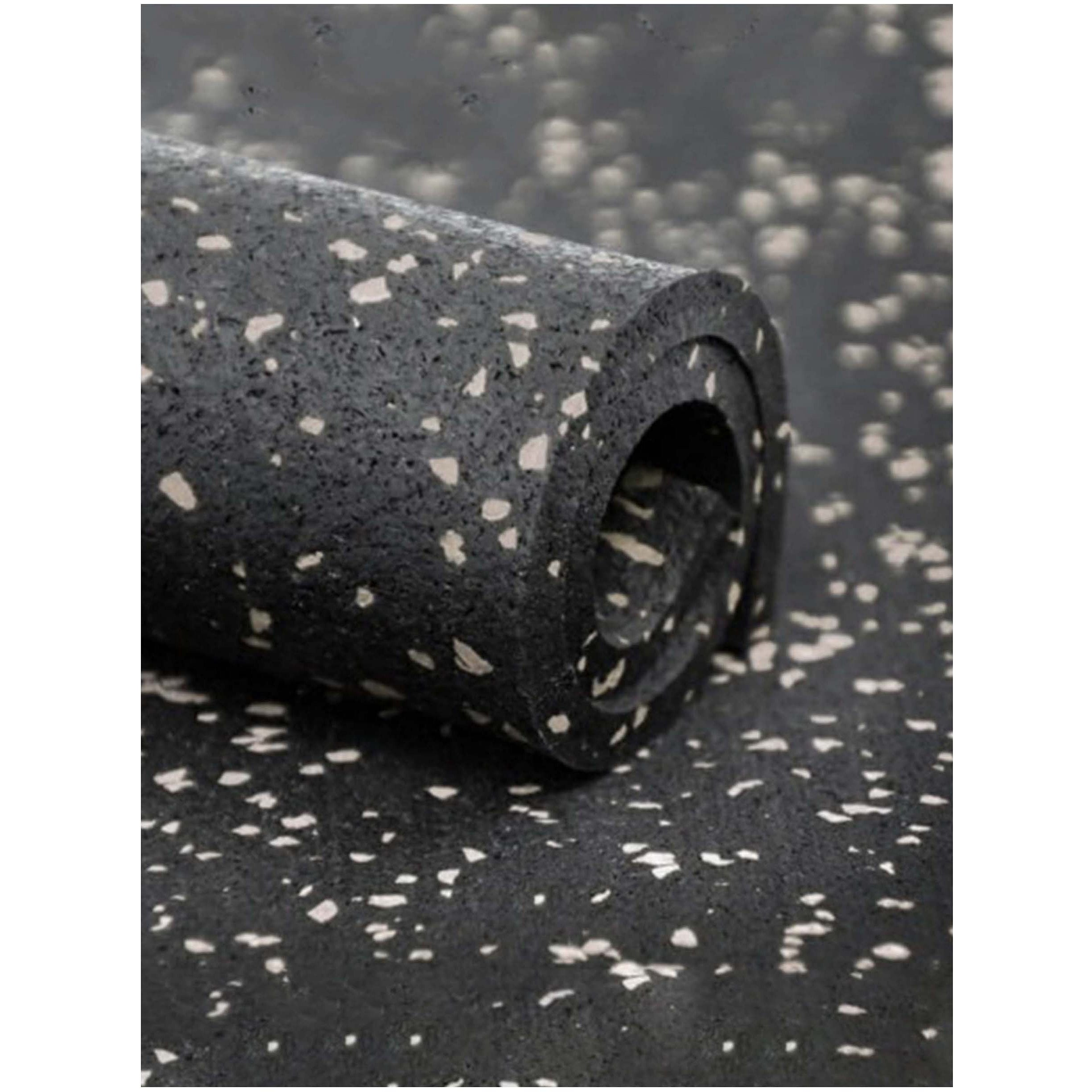 Axox Fitness Rubber Flooring Rolls – 8mm Thickness | 1.23m / 7.63m Length | Yellow