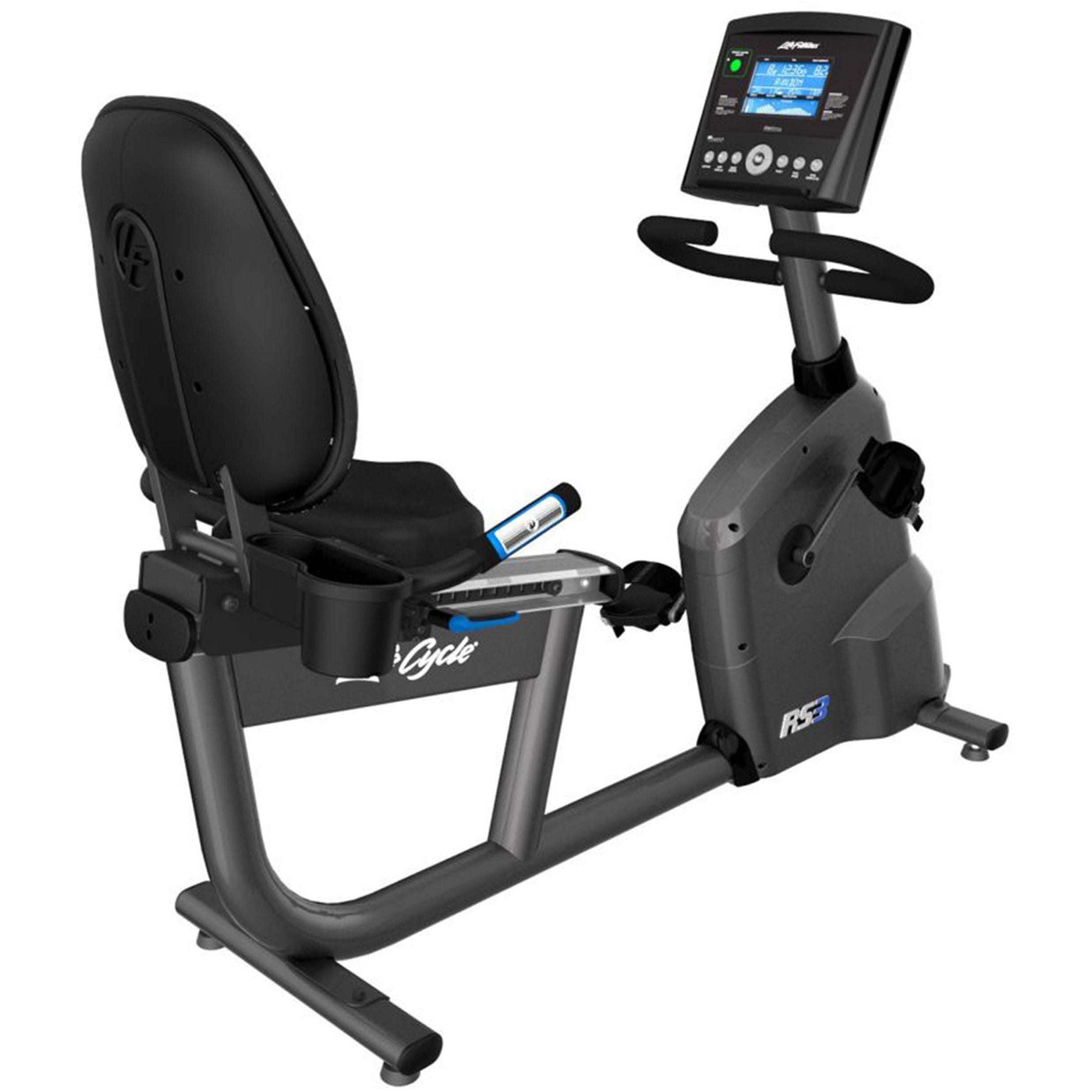 Life Fitness RS3 Recumbent Bike, Base +Go Console