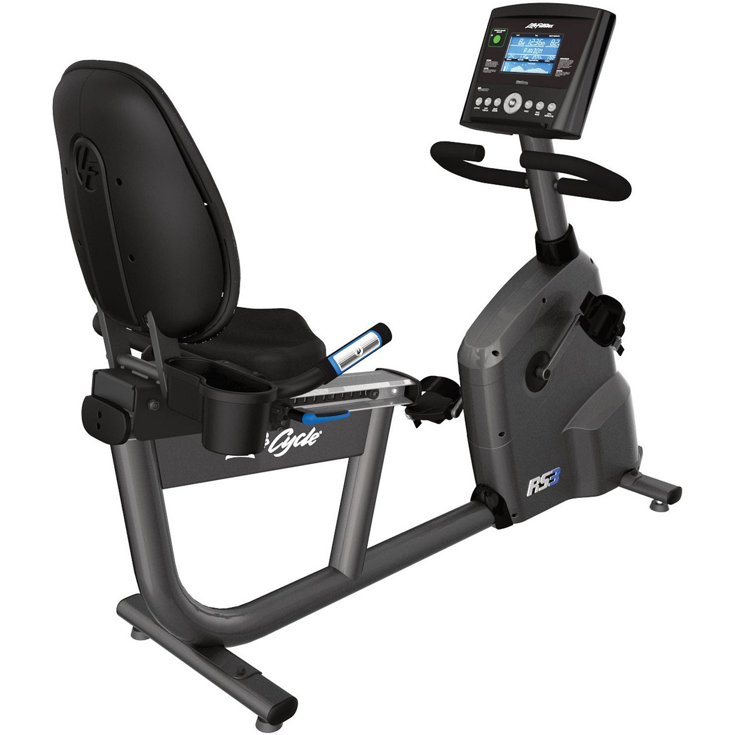 Life Fitness RS3 Recumbent Bike, Base +Track Console