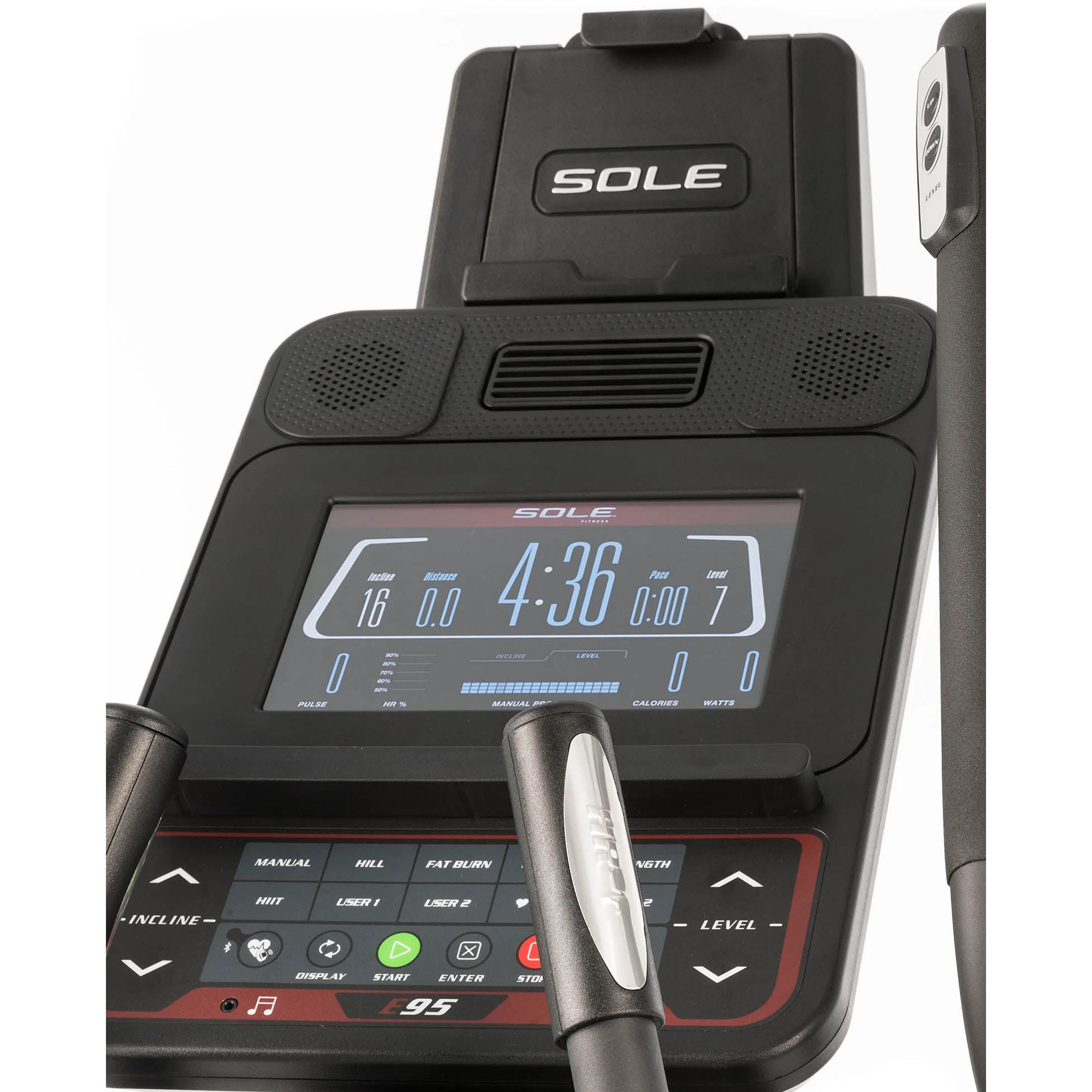 Sole Fitness E95 Elliptical Cross Trainer with 10.1" Graphic Display