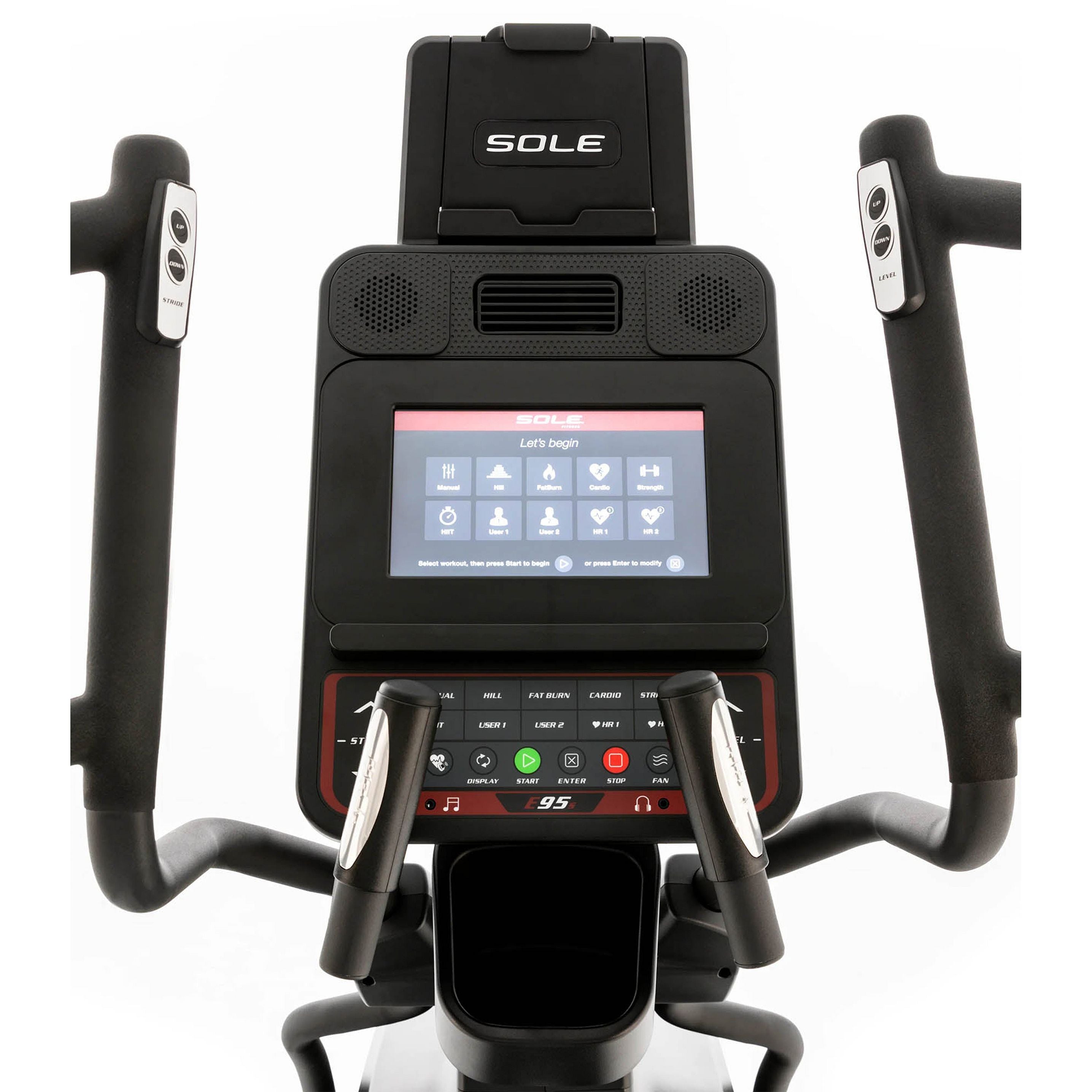 Sole Fitness E95 Elliptical Cross Trainer with 10.1" Graphic Display