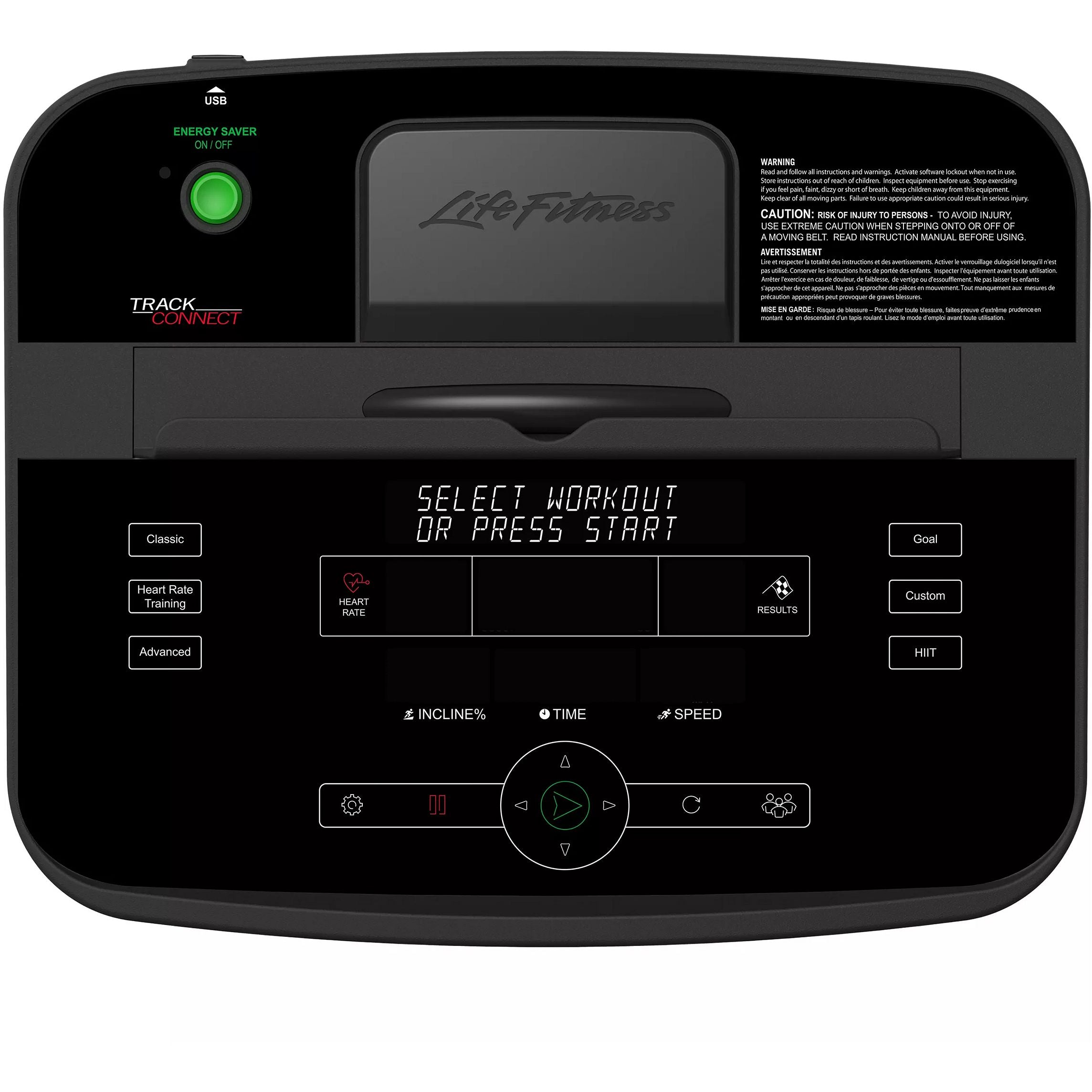Life Fitness T5 Treadmill, Base+Track Console
