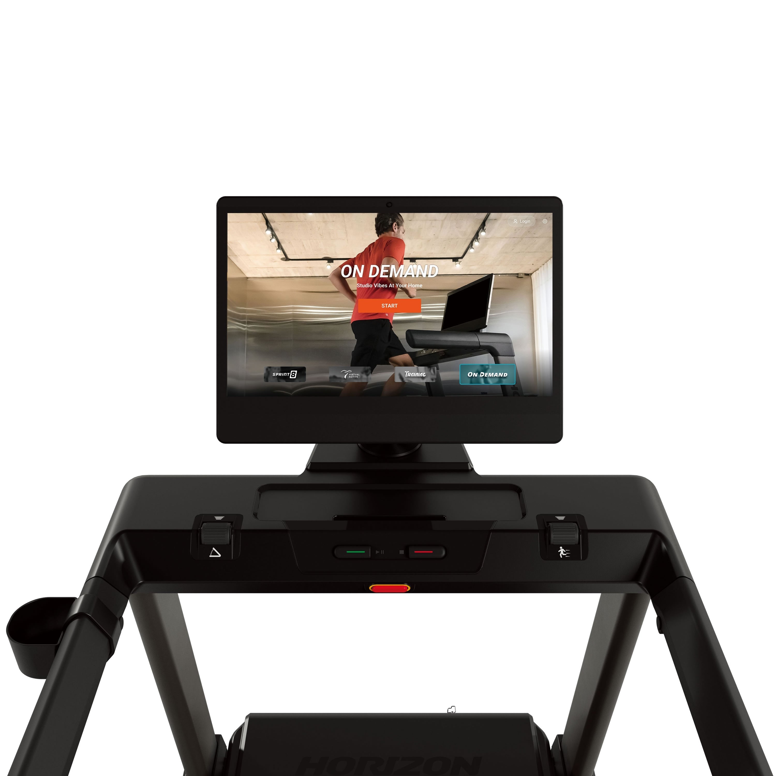 Horizon Fitness TREAD-XP Folding Treadmill with Sprint 8 HIIT