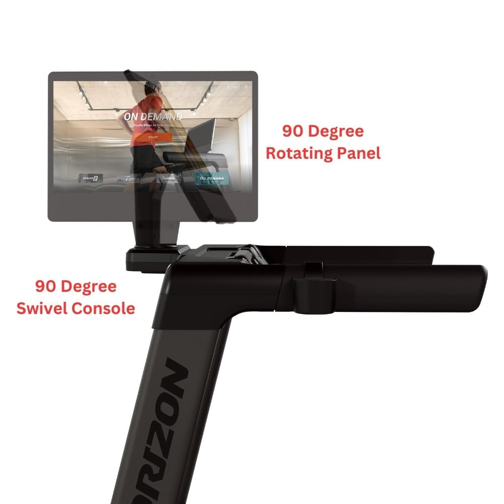 Horizon Fitness TREAD-XP Folding Treadmill with Sprint 8 HIIT