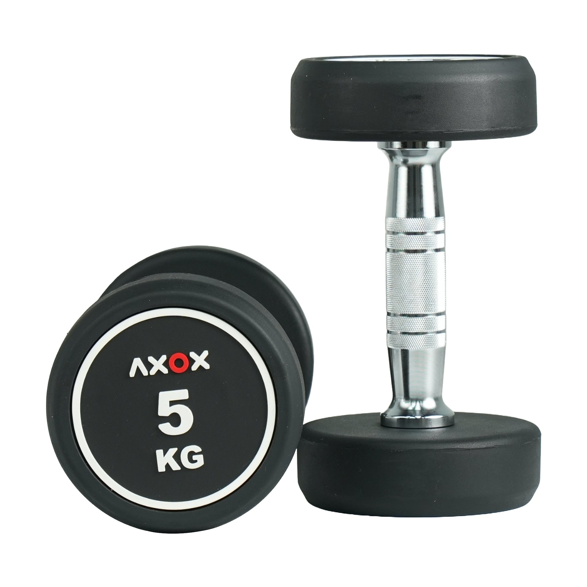 Axox Fitness Round Dumbbell Set with Rack | 2.5Kg - 25Kg