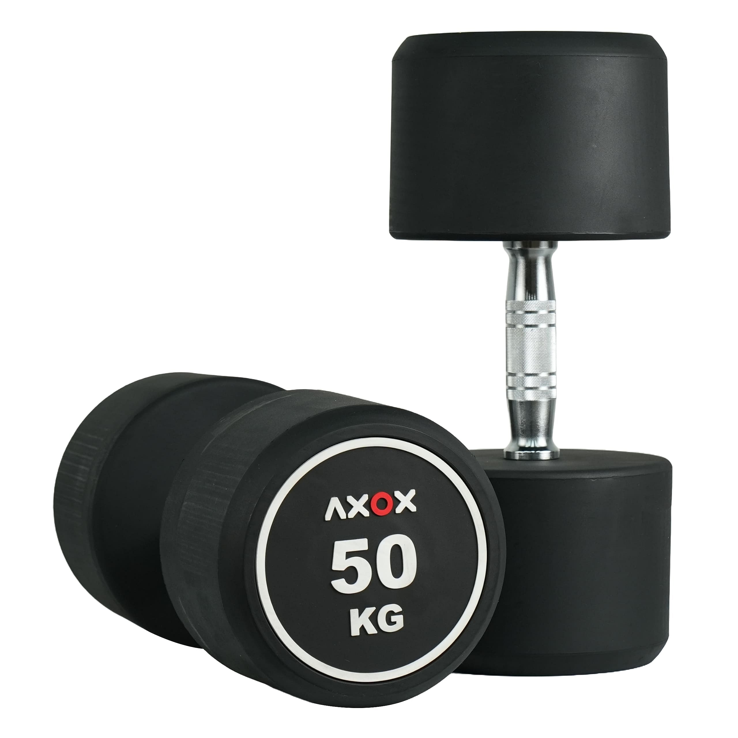 Axox Fitness Round Dumbbell Set - Pair | 27.5Kg-50Kg