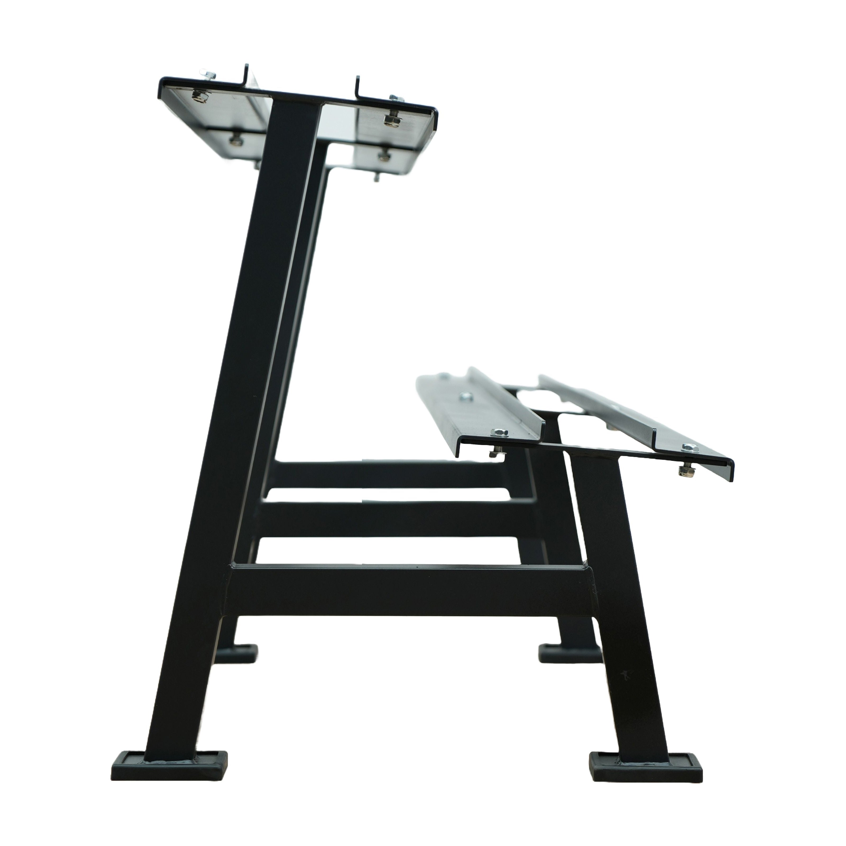 Axox Fitness Rubber Coated Hex Dumbbell Set with Rack | 27.5Kg-50Kg