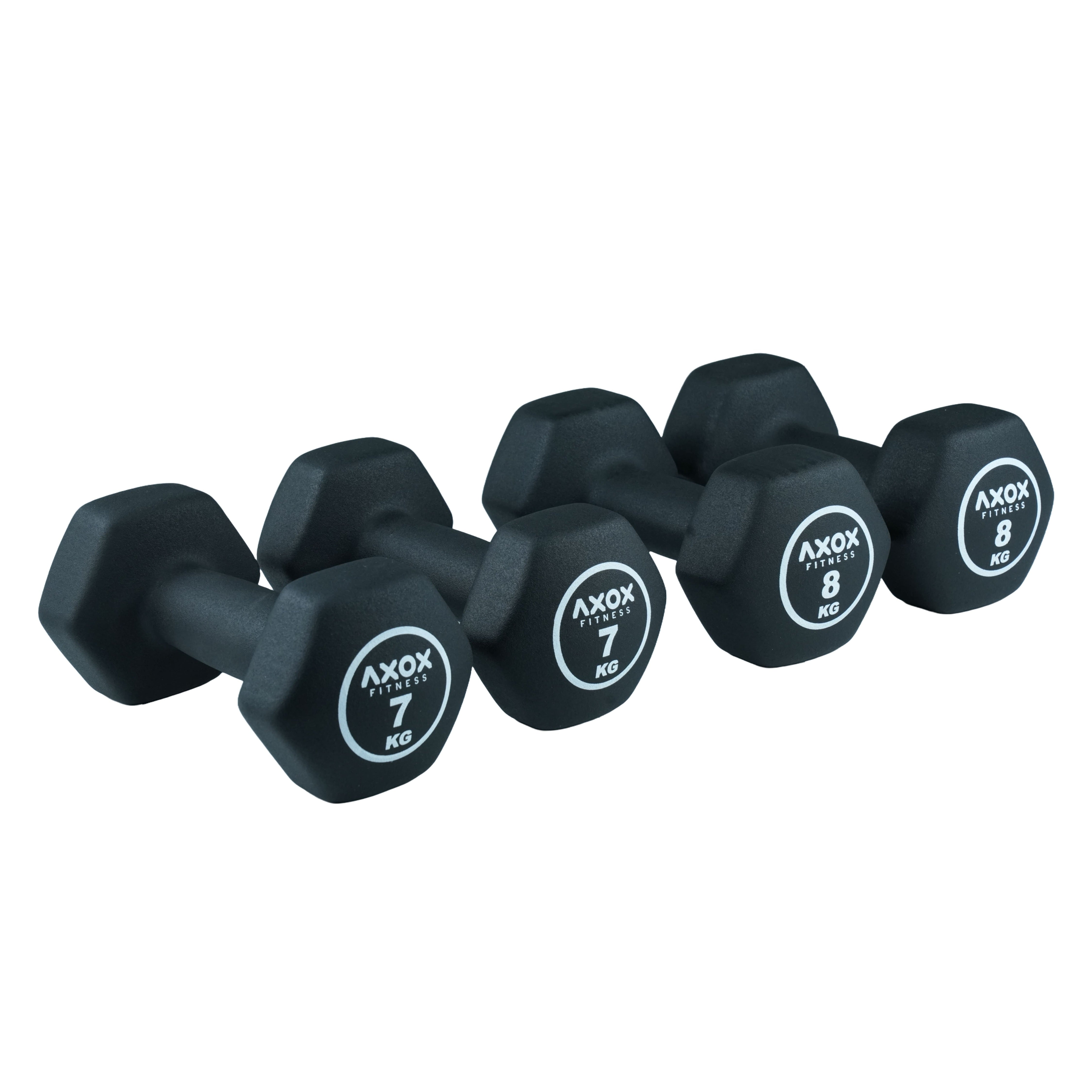 Axox Fitness Neoprene Dumbbell Set | 1-10 Kg