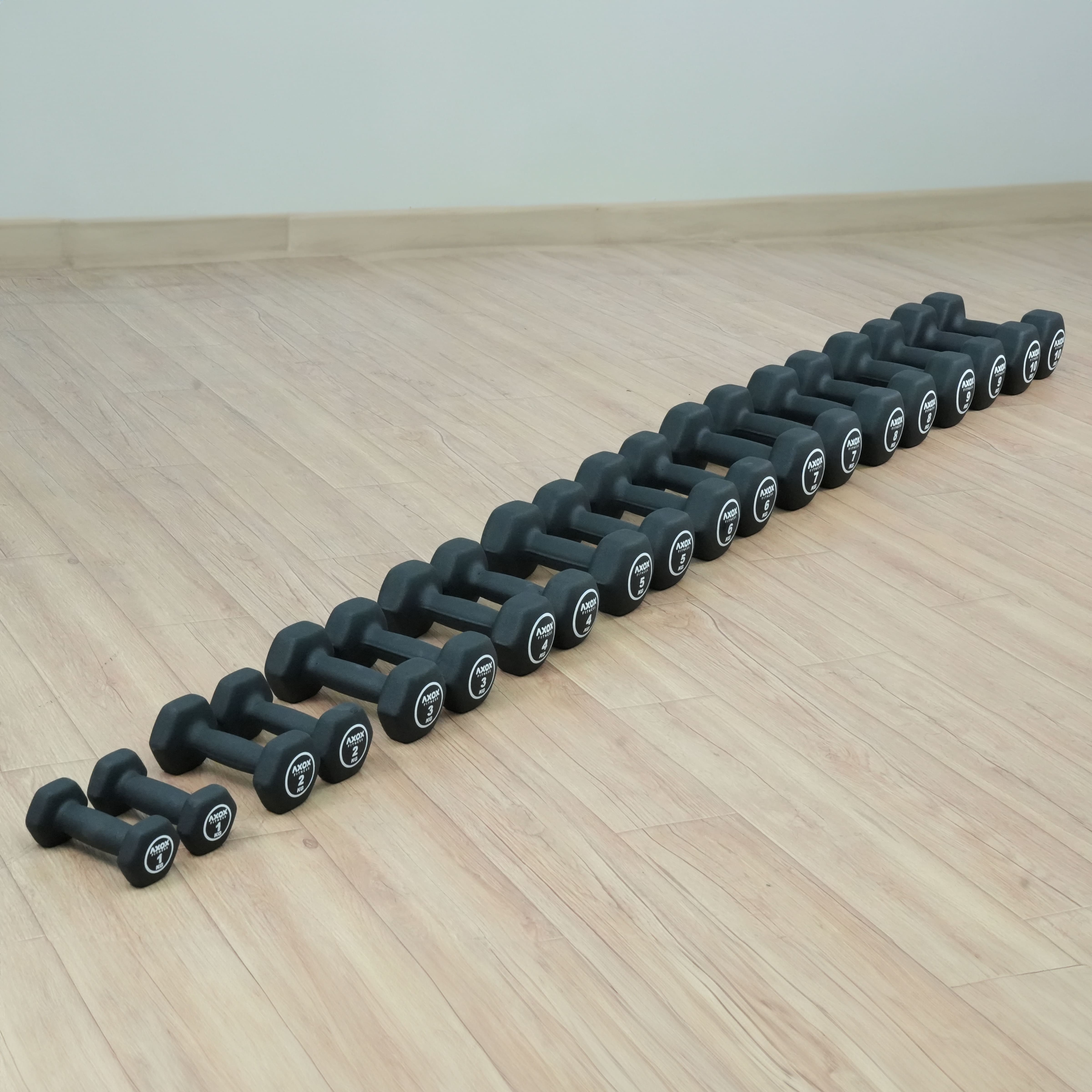 Axox Fitness Neoprene Dumbbell Set | 1-10 Kg
