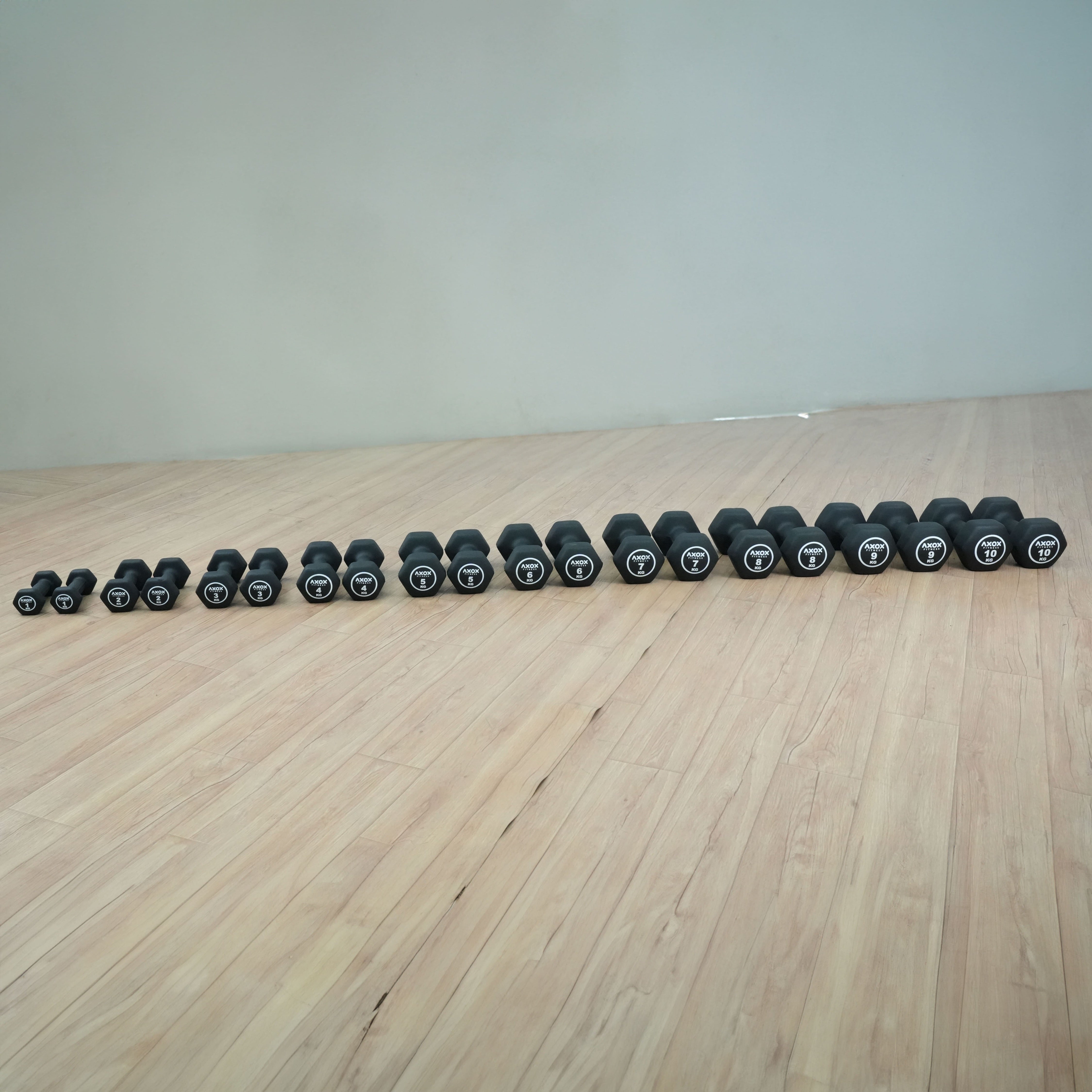 Axox Fitness Neoprene Dumbbell Set | 1-10 Kg