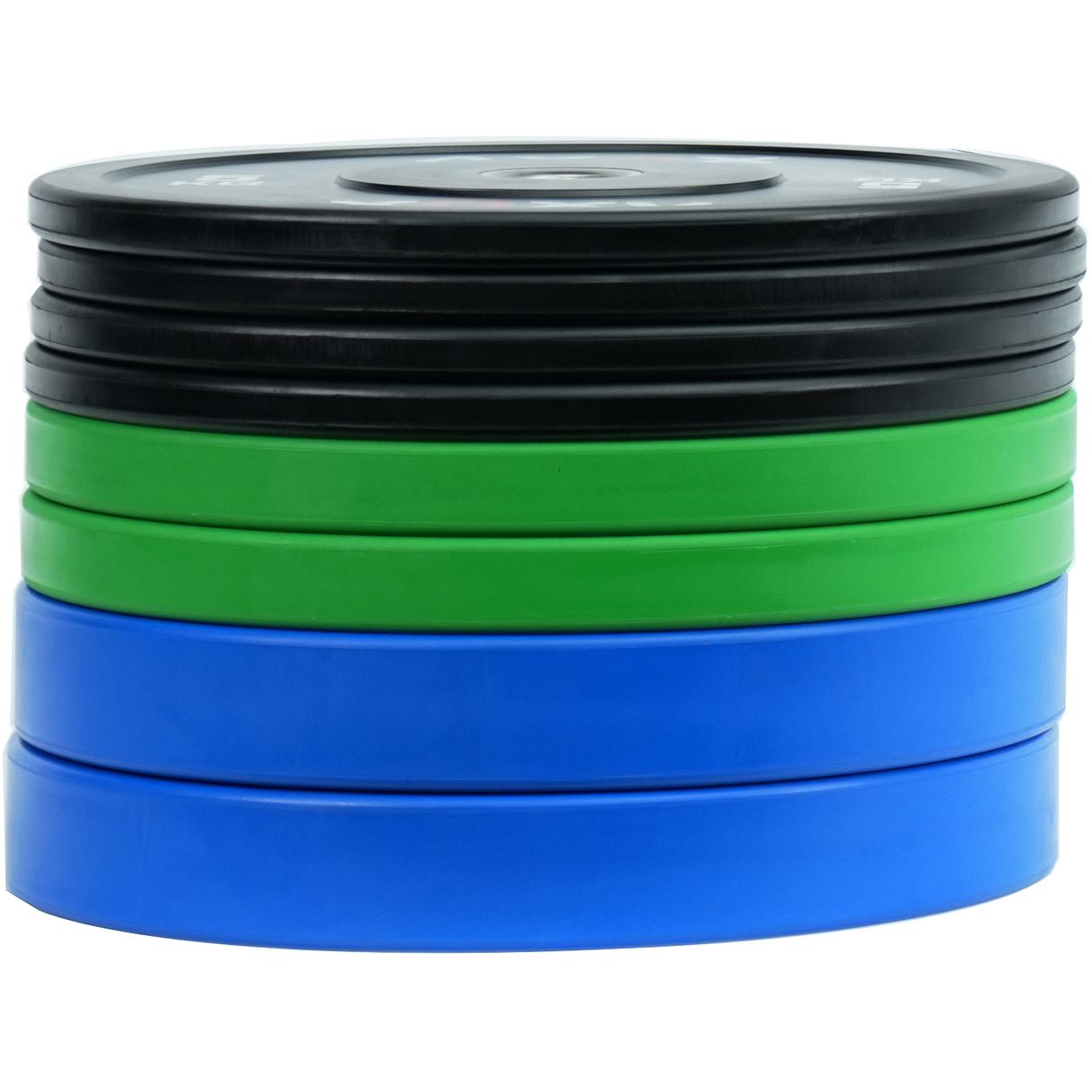 Axox Fitness Color Bumper Plates with Barbell Set | 100 Kg
