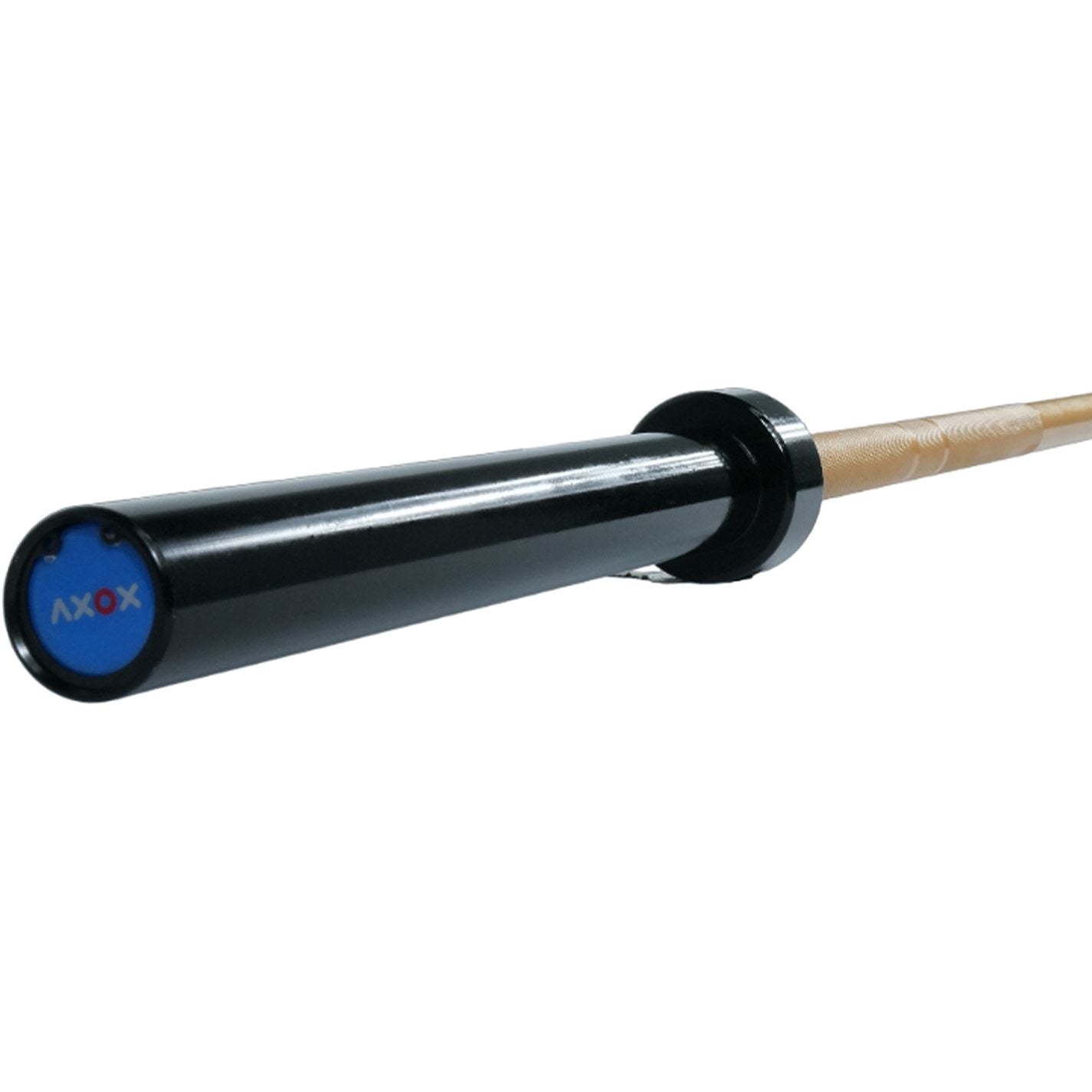 Axox Fitness Olympic Bar Gold Grip With Black Sleeves| 220cm