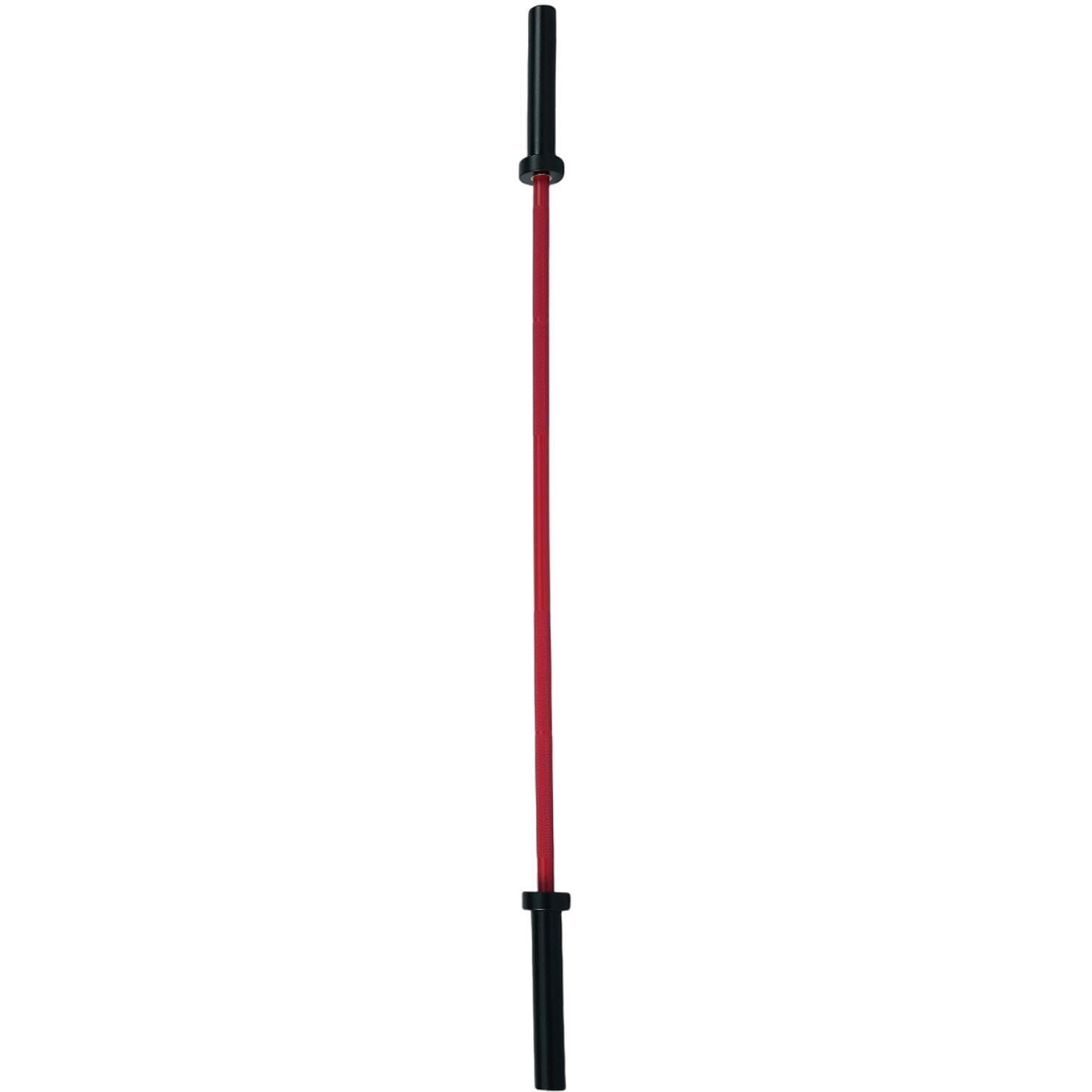 Axox Fitness Olympic Bar Red Grip With Black Sleeve |72 Inch