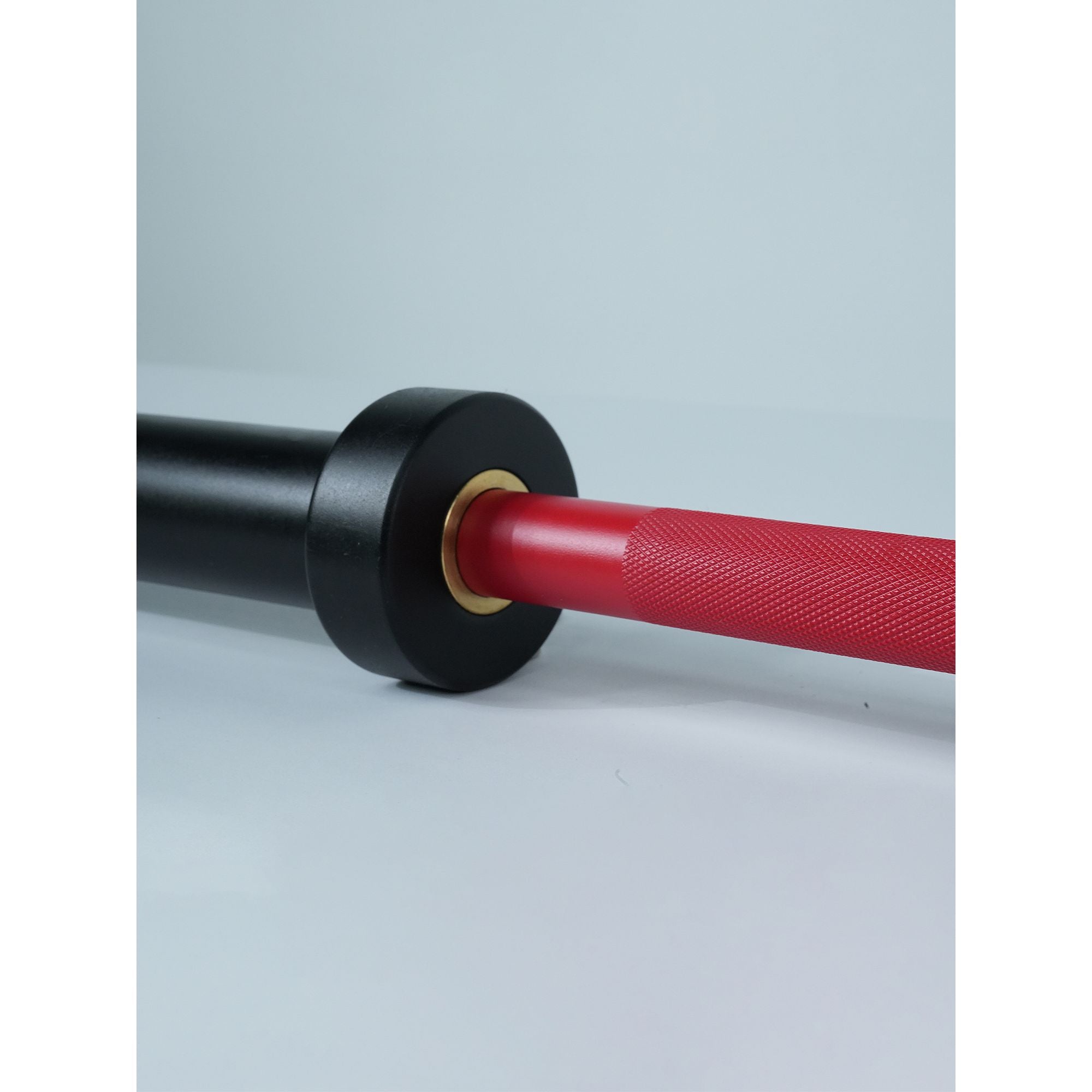 Axox Fitness Olympic Bar Red Grip With Black Sleeve |72 Inch