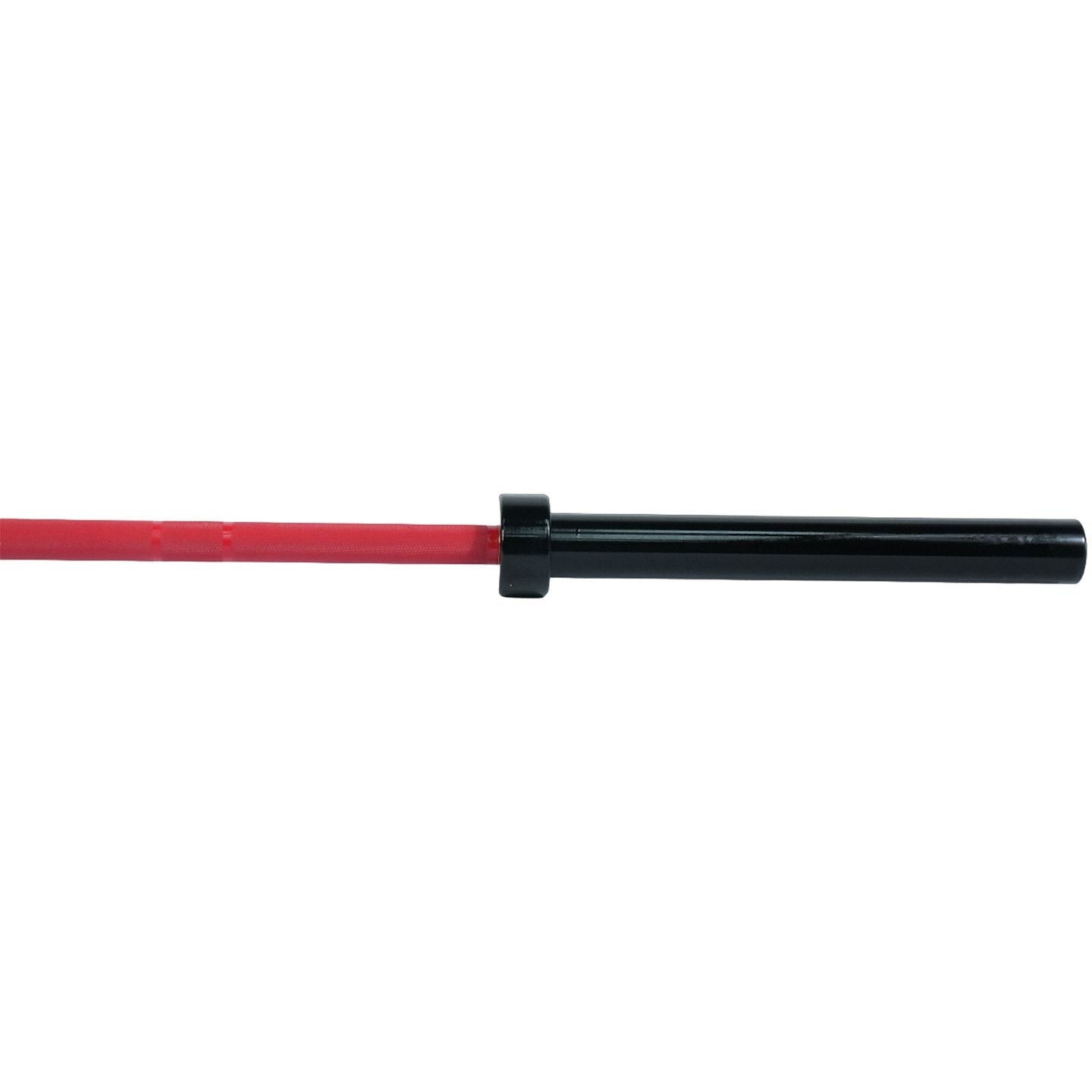 Axox Fitness Olympic Bar Red Grip With Black Sleeves| 220cm