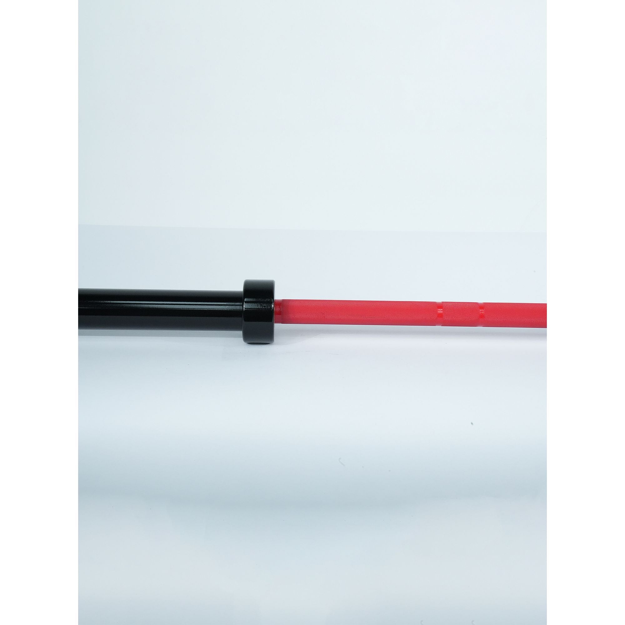 Axox Fitness Olympic Bar Red Grip With Black Sleeves| 220cm