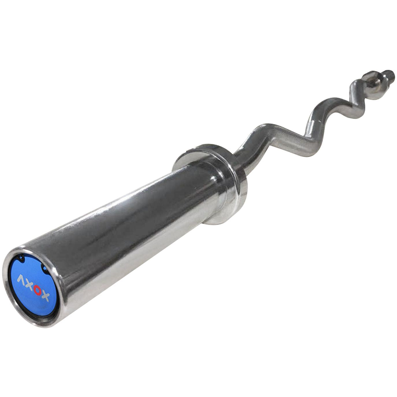 Axox Fitness Olympic Chromed Curl Bar|47 Inch