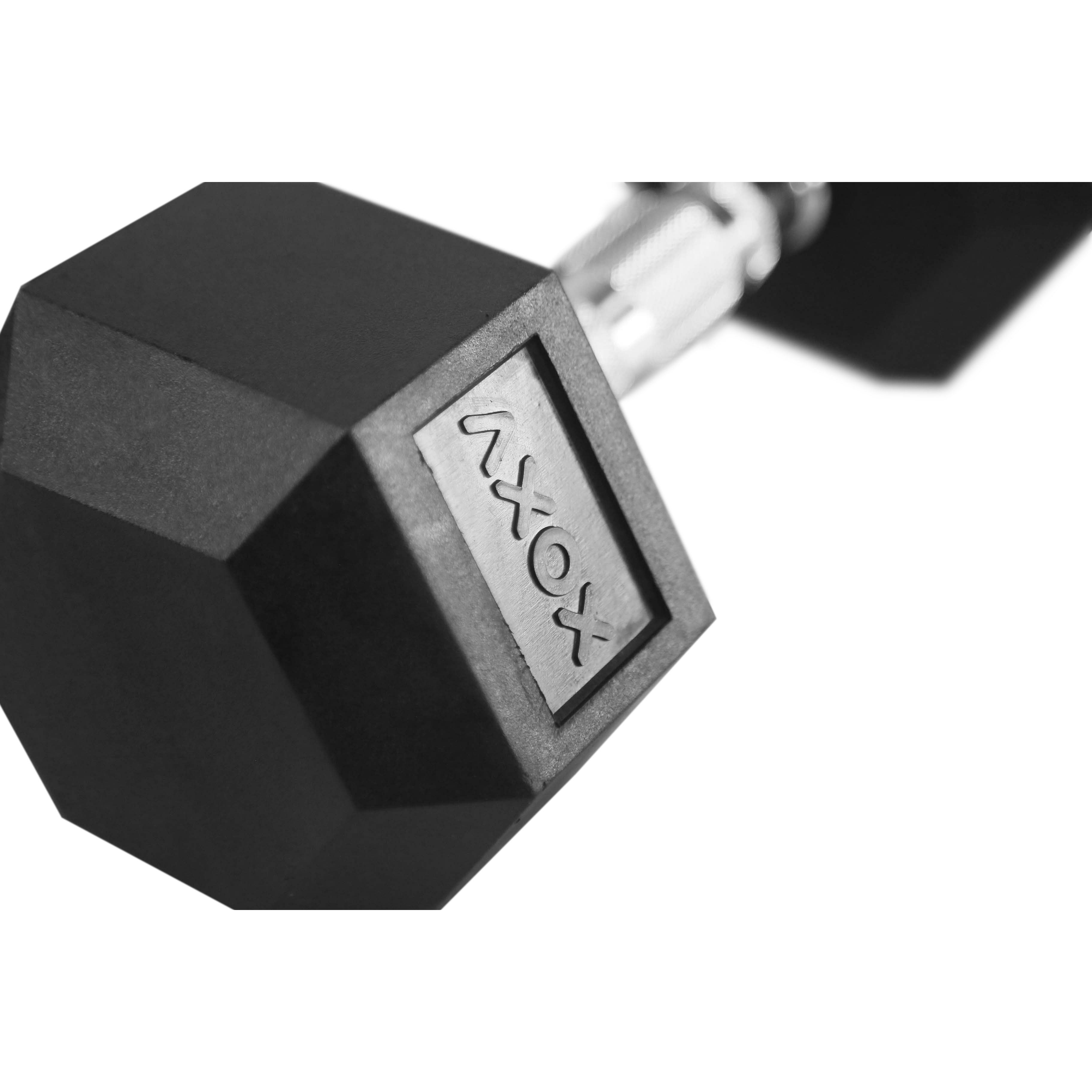 Axox Fitness Rubber Coated Hex Dumbbell Bundle -Pair | 2.5Kg - 25 Kg