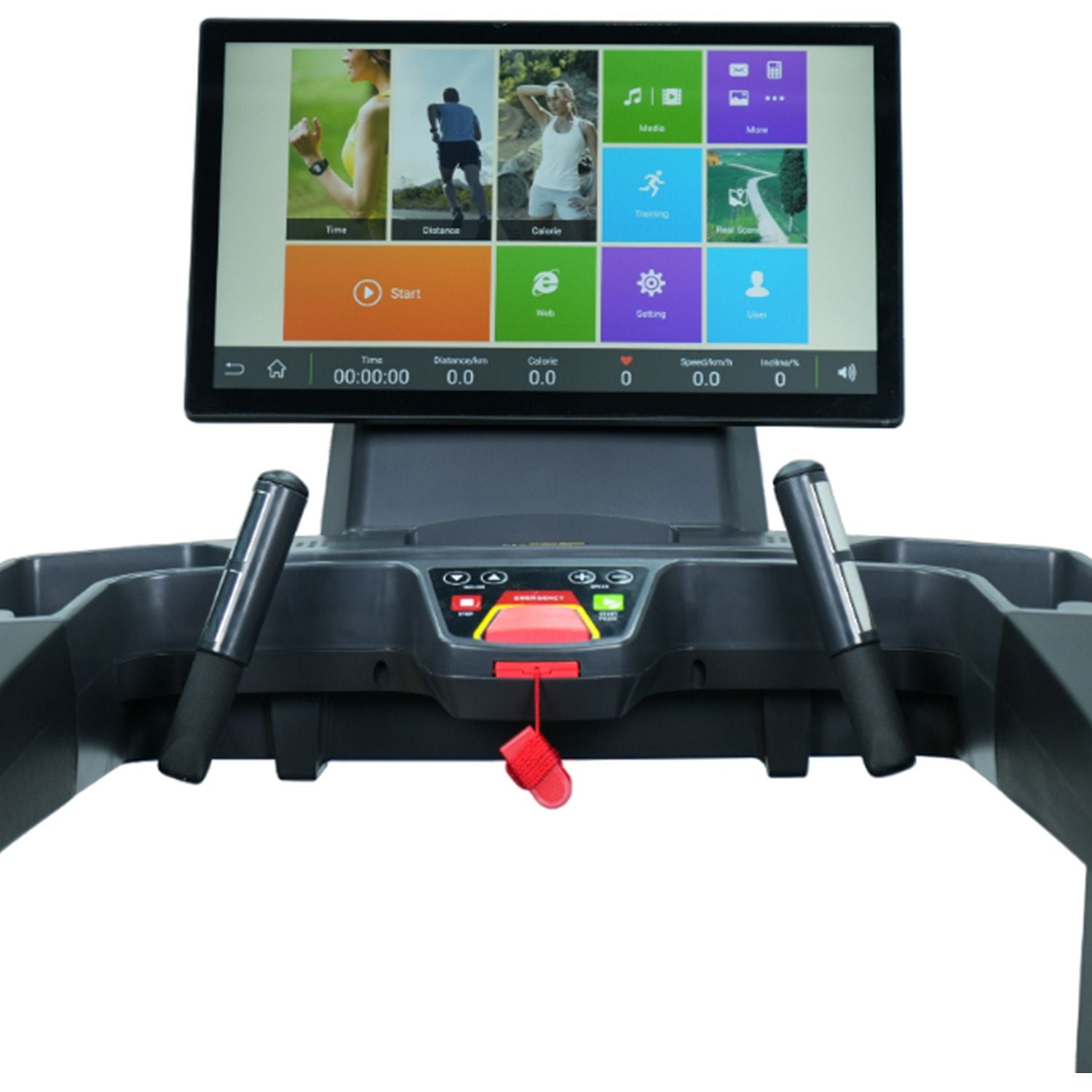 Axox Fitness Track 6 Commercial Treadmill ENT with 6HP AC Motor & 23.8" TFT touch screen