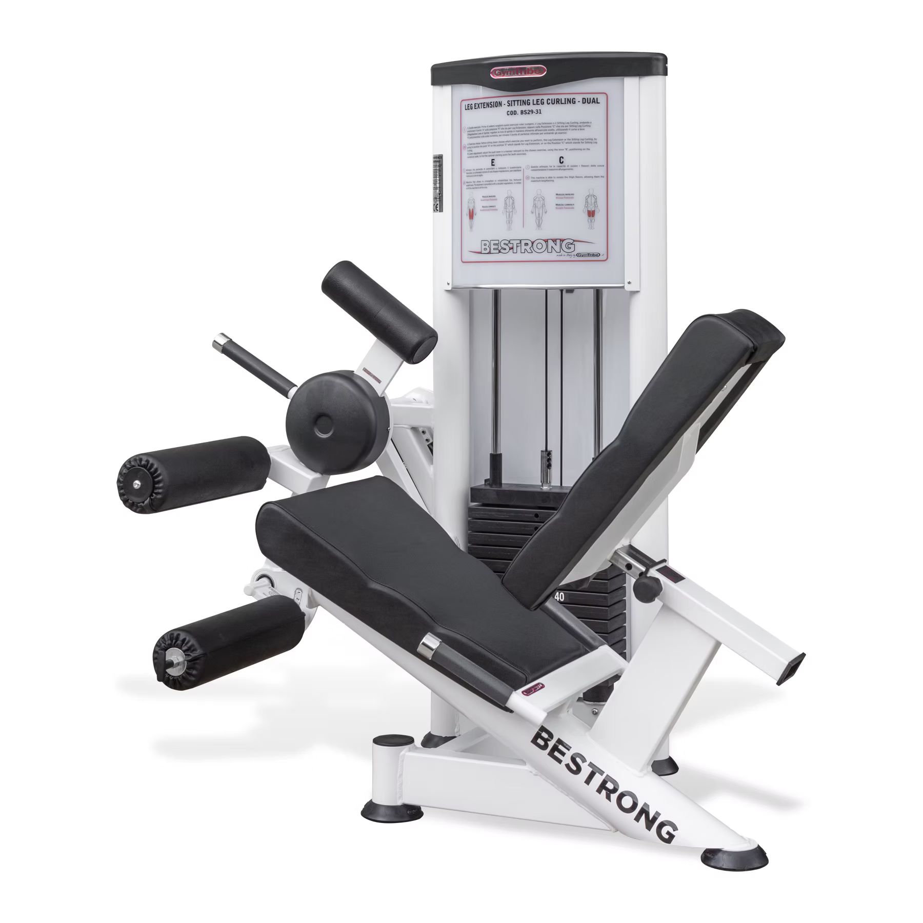 BS29-31 DUAL LEG EXTENSION-SITTING LEG CURL
