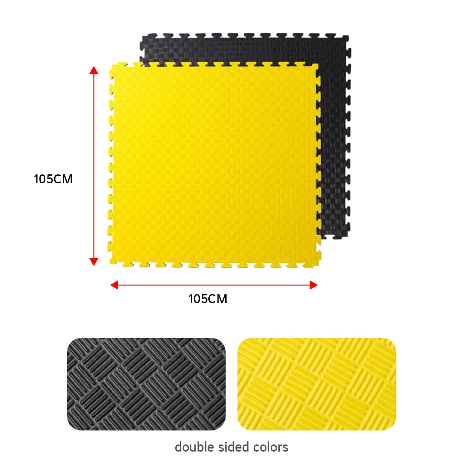 YALLA HomeGym Premium 30MM EVA Foam Interlocking Floor Mats