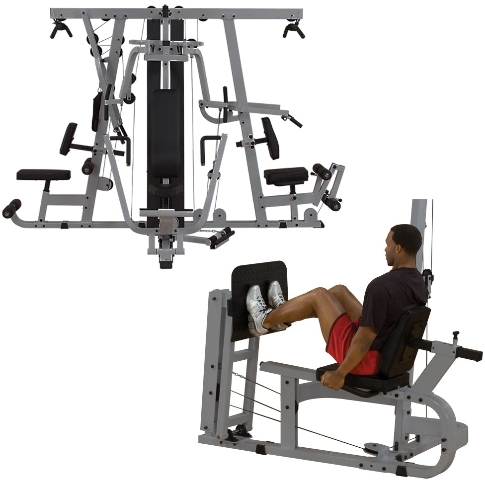 Body Solid EXM4000S Multi-Stack Gym With LP40S Leg Press