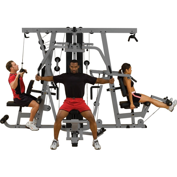Body Solid EXM4000S Multi-Stack Gym With LP40S Leg Press